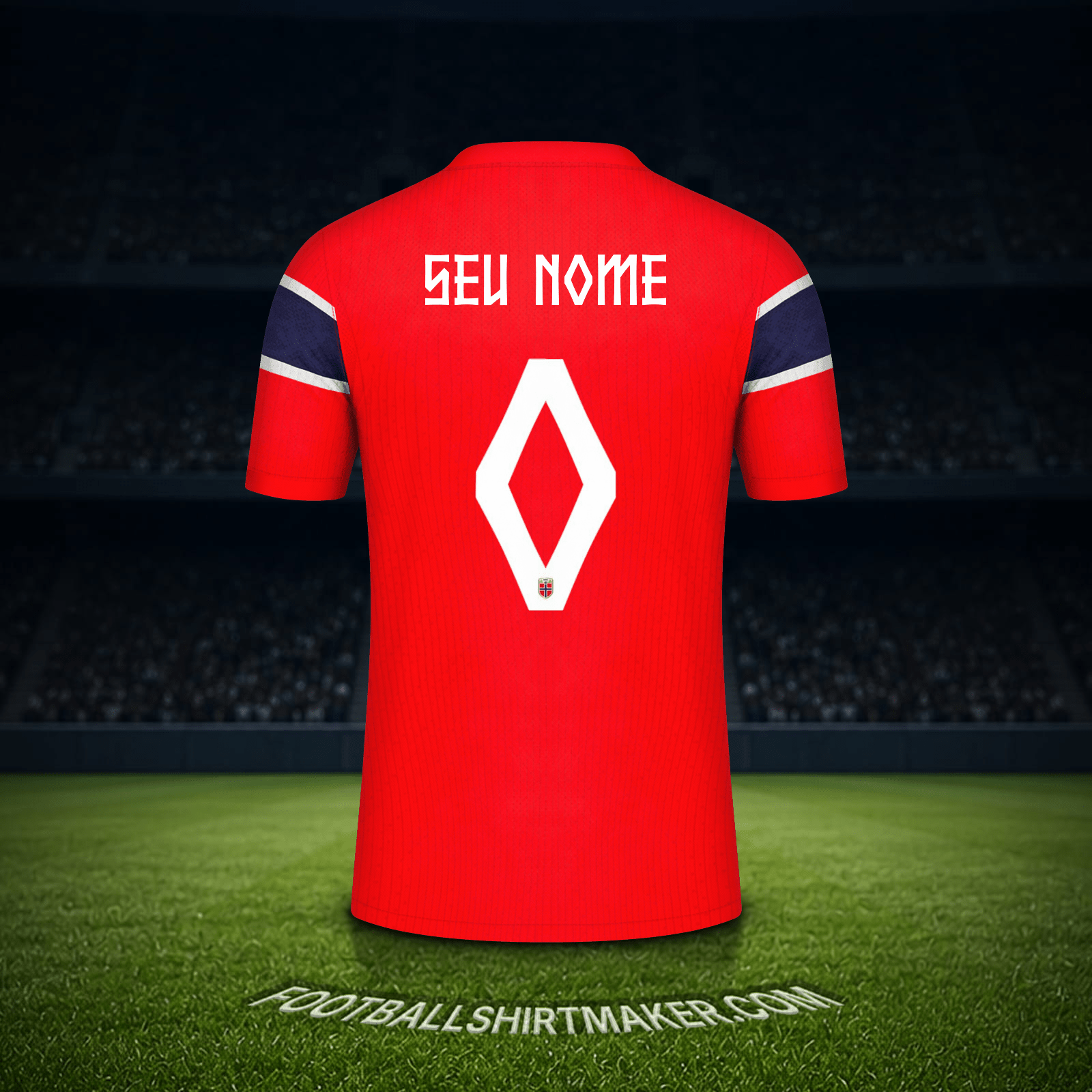 Camisa Noruega Copa do Mundo 2026 -  seu nome - 0