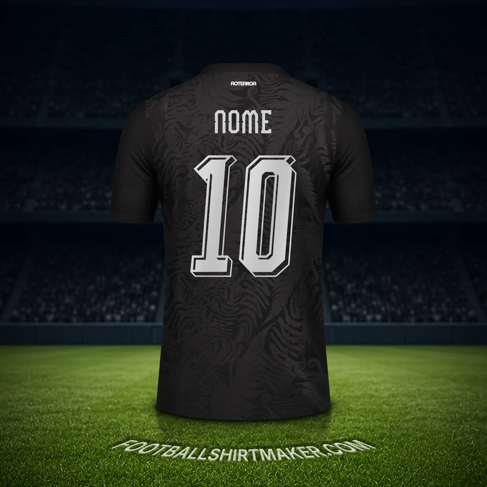 Camisa Nova Zelândia Copa do Mundo 2026 -  nome - 10