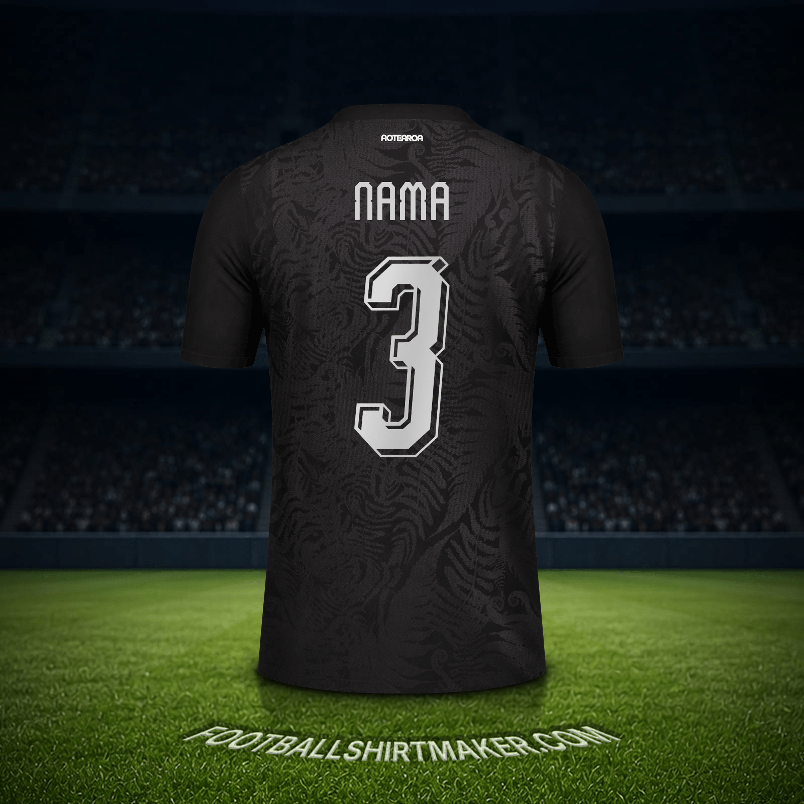 Jersey Selandia Baru Piala Dunia 2026 -  nama - 3