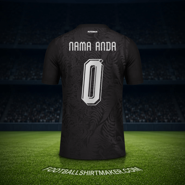 Jersey Selandia Baru Piala Dunia 2026 -  nama anda - 0