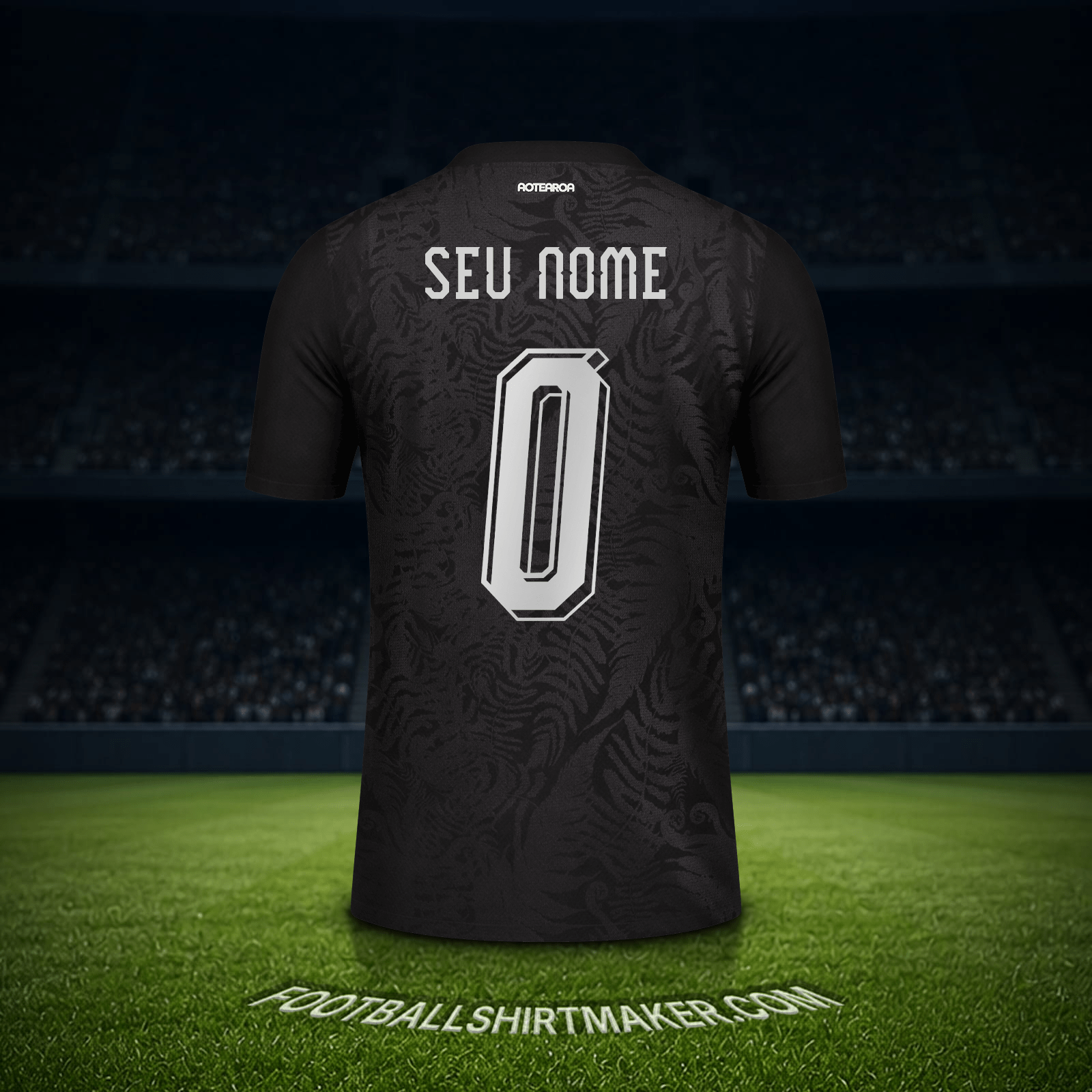 Camisa Nova Zelândia Copa do Mundo 2026 -  seu nome - 0