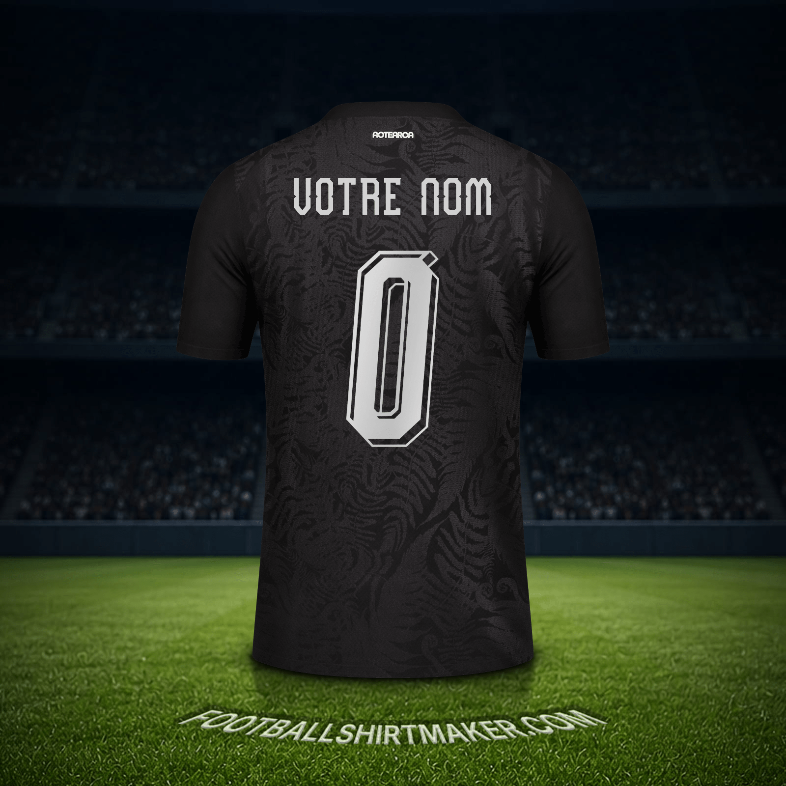 Maillot Nouvelle-Zélande Coupe du monde 2026 -  votre nom - 0