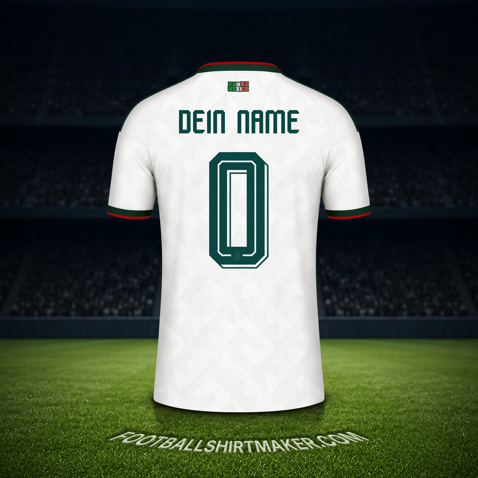 Trikot Mexiko Weltmeisterschaft 2026 Auswärts -  dein name - 0