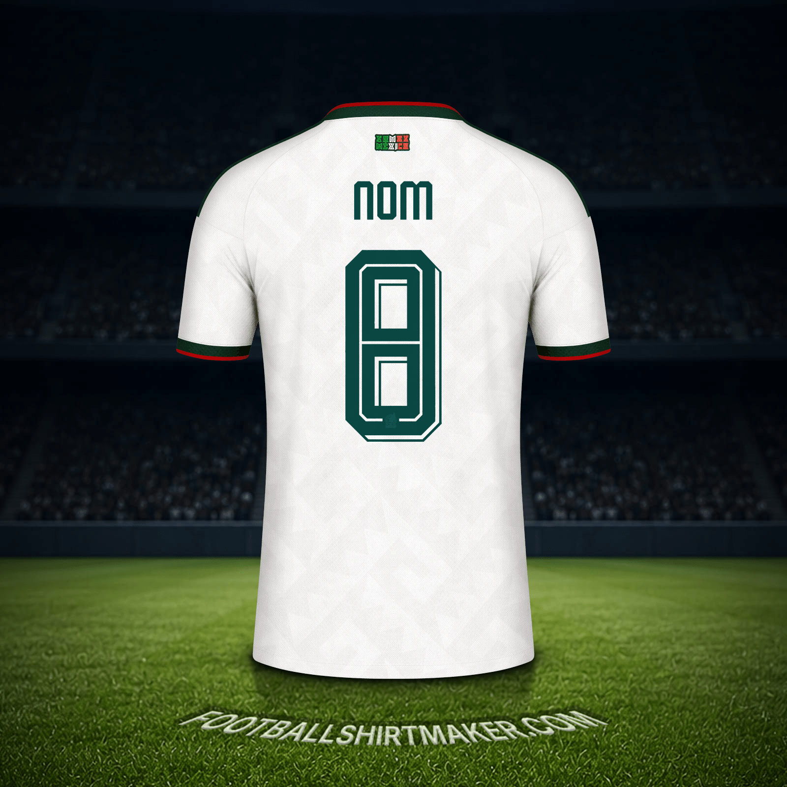 Maillot Mexique Coupe du monde 2026 Extérieur -  nom - 8