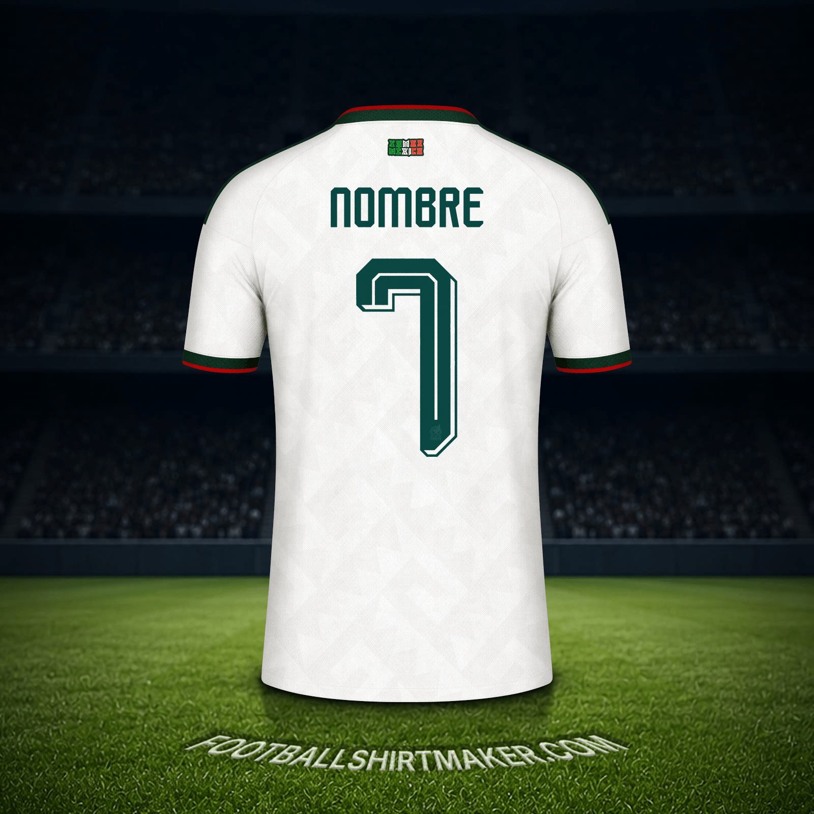 Jersey Mexico Mundial 2026 Visita -  nombre - 7