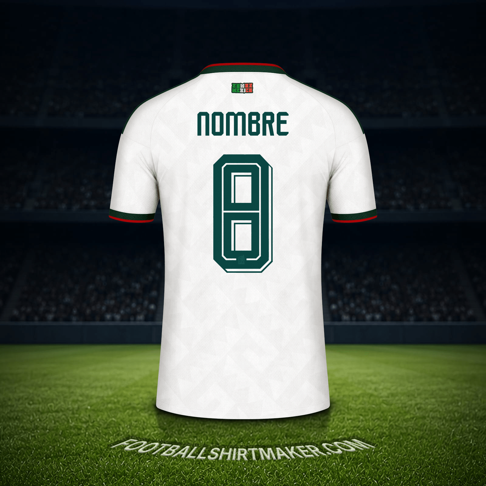 Camiseta Mexico Mundial 2026 Visita -  nombre - 8
