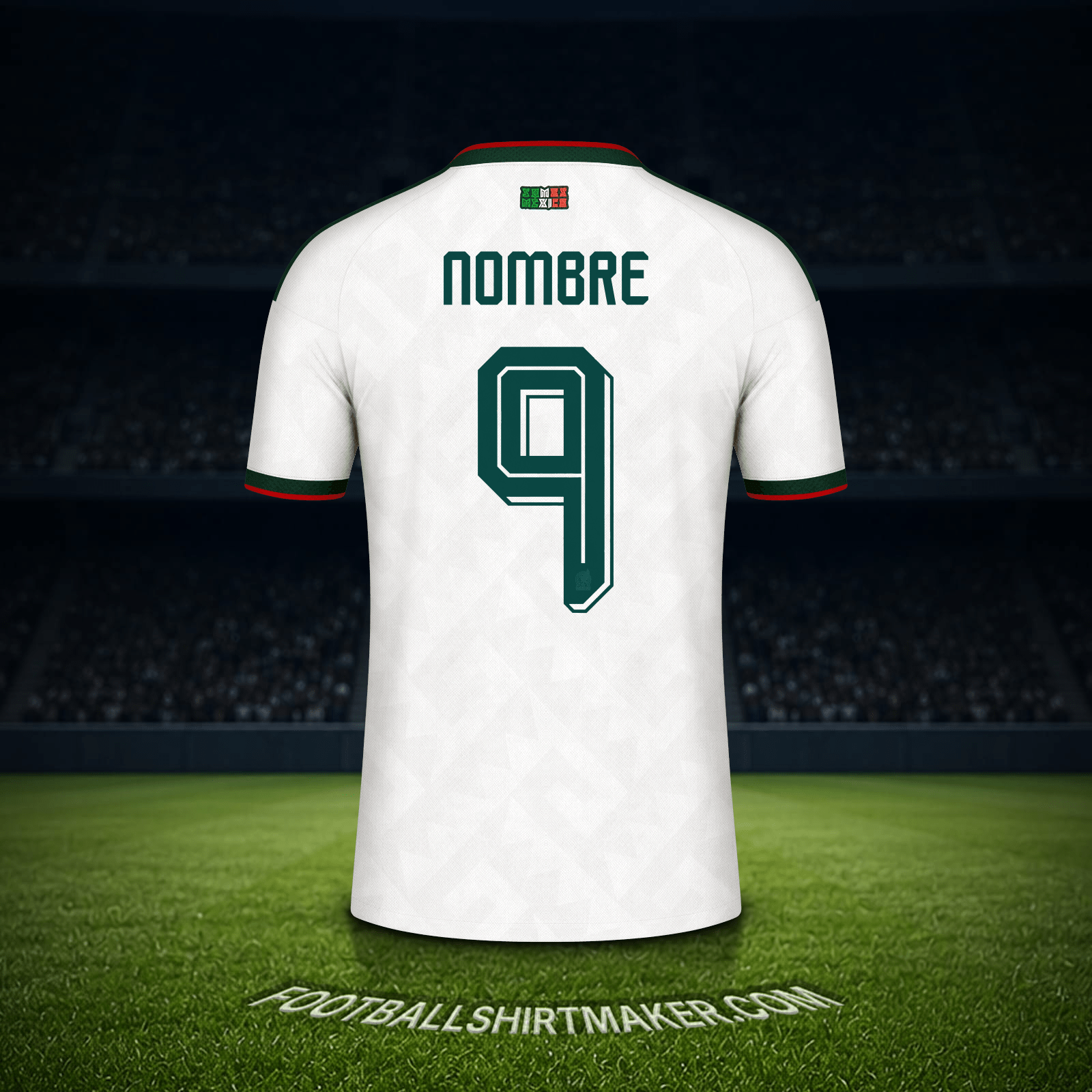 Jersey Mexico Mundial 2026 Visita -  nombre - 9