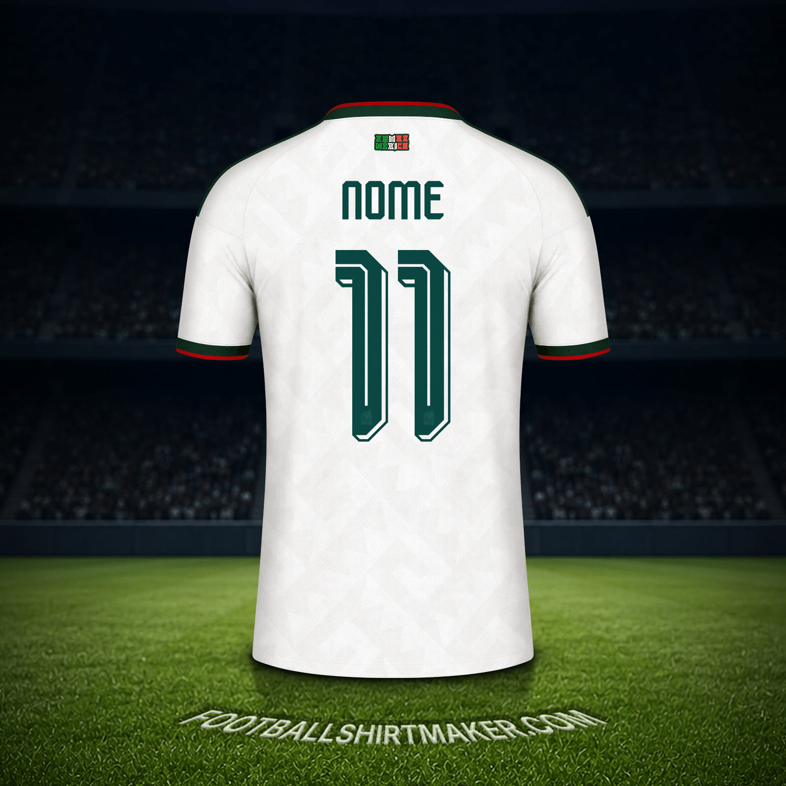 Maglia Messico Mondiali 2026 Seconda -  nome - 11