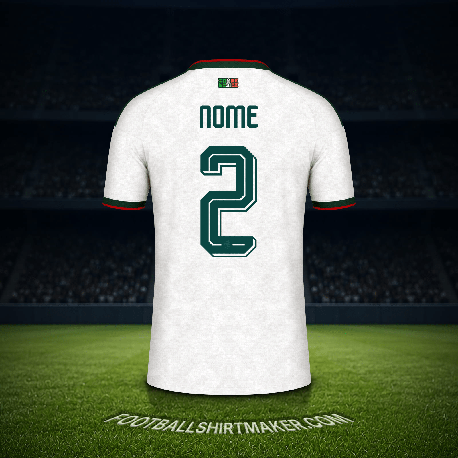 Maglia Messico Mondiali 2026 Seconda -  nome - 2