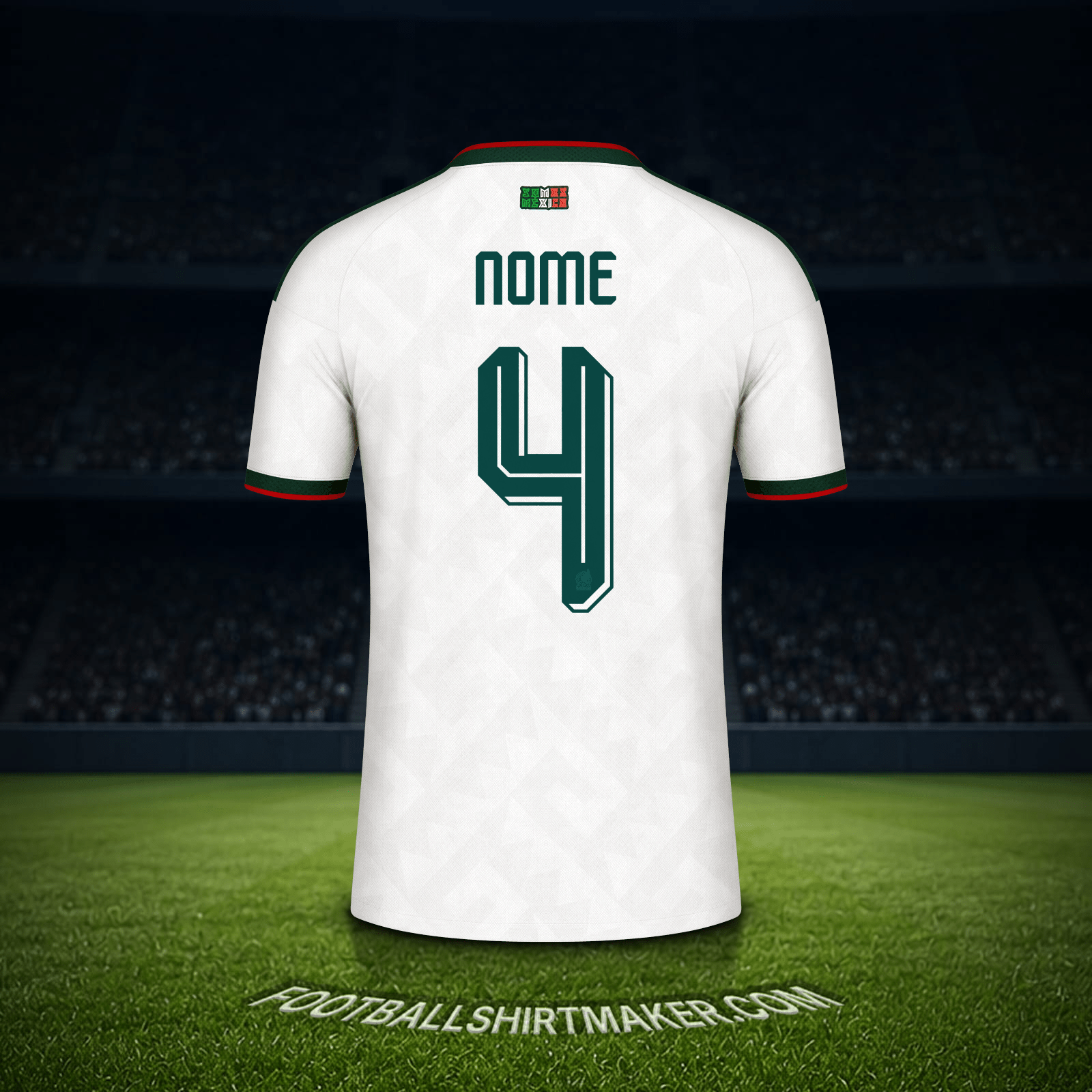 Maglia Messico Mondiali 2026 Seconda -  nome - 4