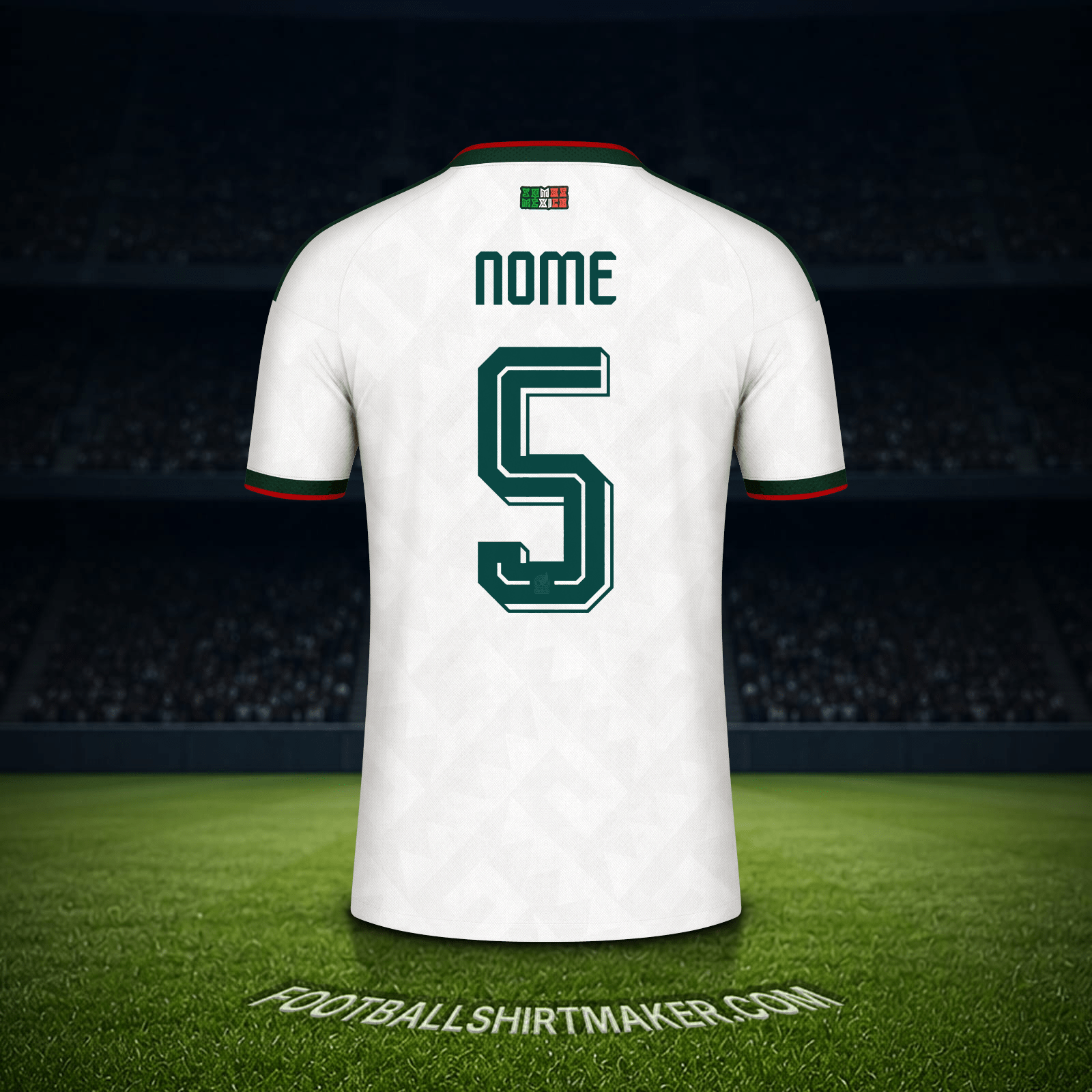 Camisola México Copa do Mundo 2026 Alternativa -  nome - 5