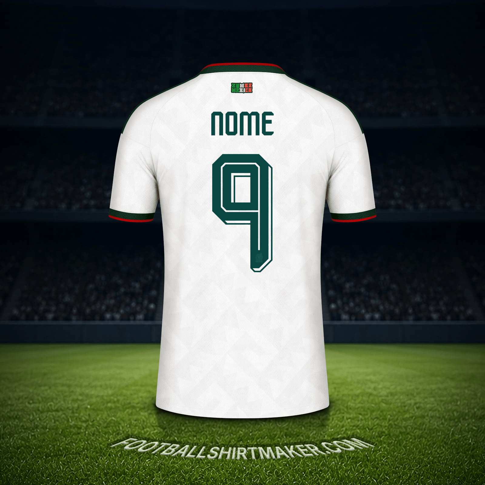 Maglia Messico Mondiali 2026 Seconda -  nome - 9
