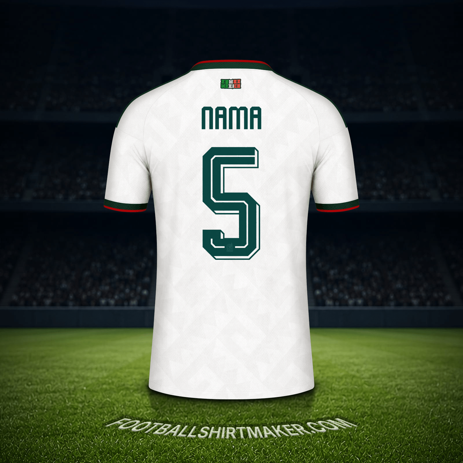 Jersey Meksiko Piala Dunia 2026 Alternatif -  nama - 5