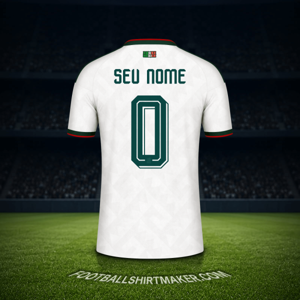 Camisa México Copa do Mundo 2026 Alternativa -  seu nome - 0