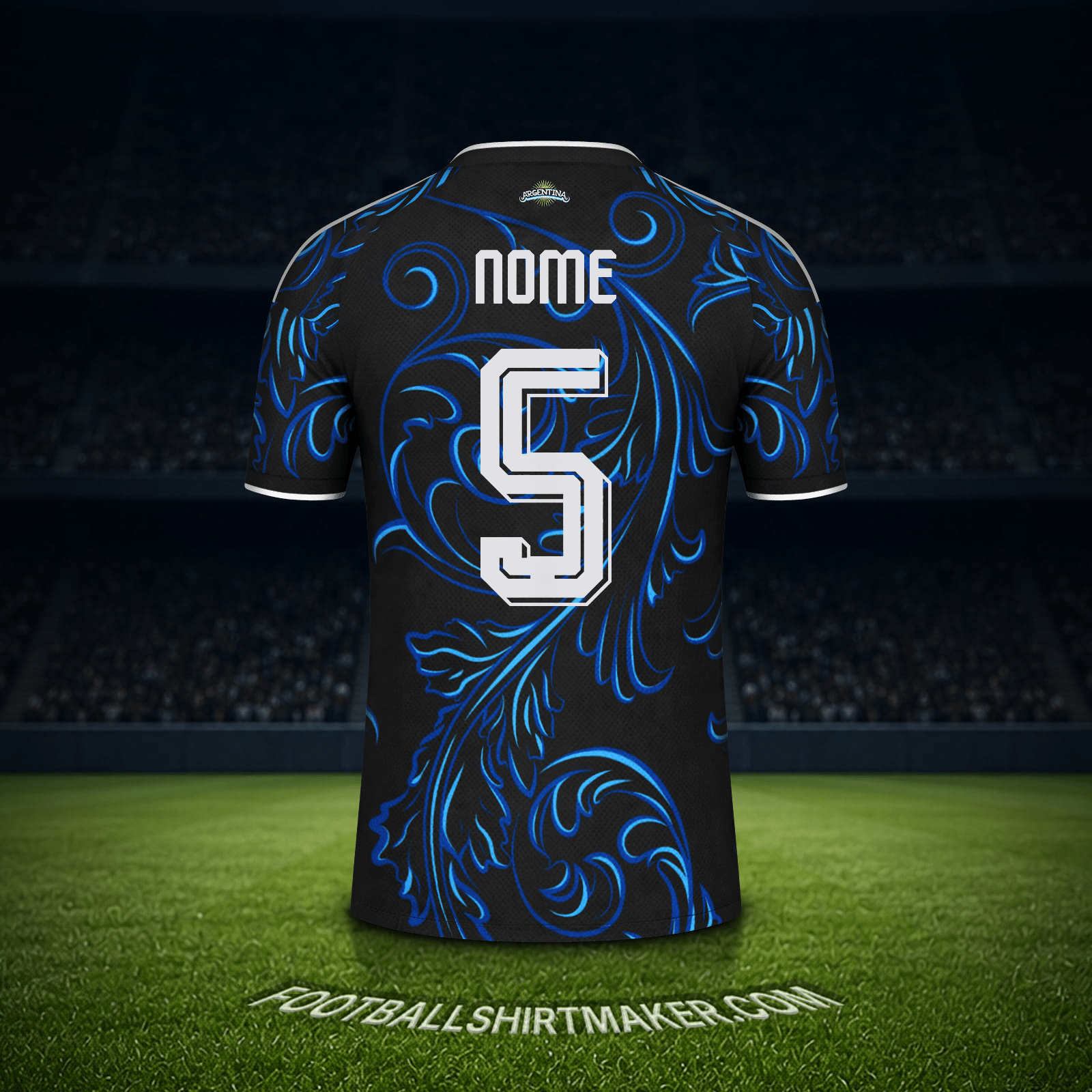 Maglia Argentina Mondiali 2026 Seconda -  nome - 5