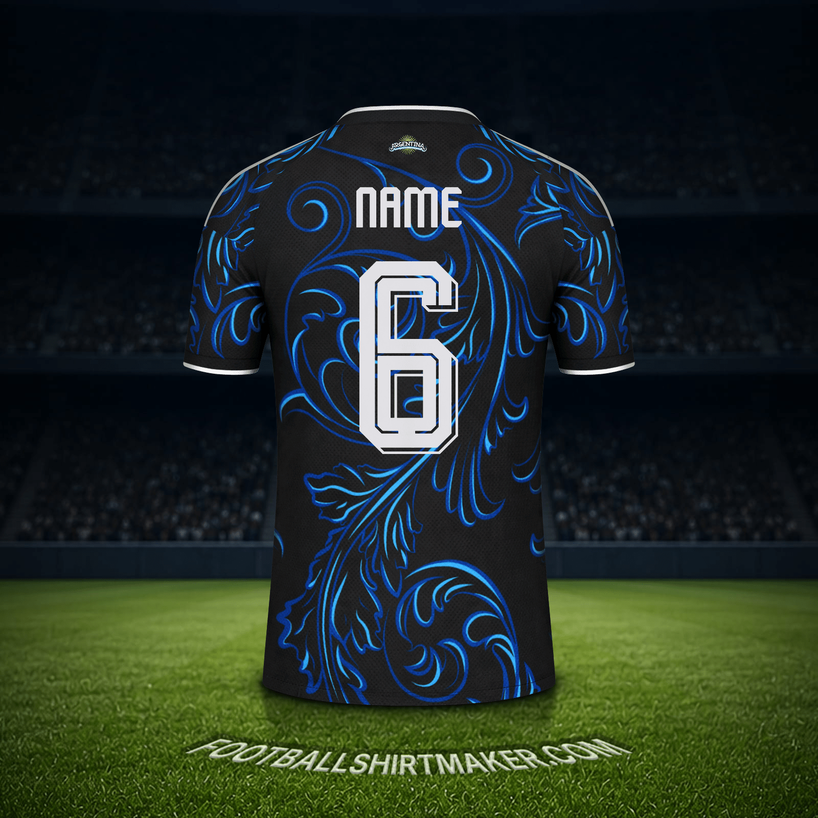 Trikot Argentinien Weltmeisterschaft 2026 Auswärts -  name - 6