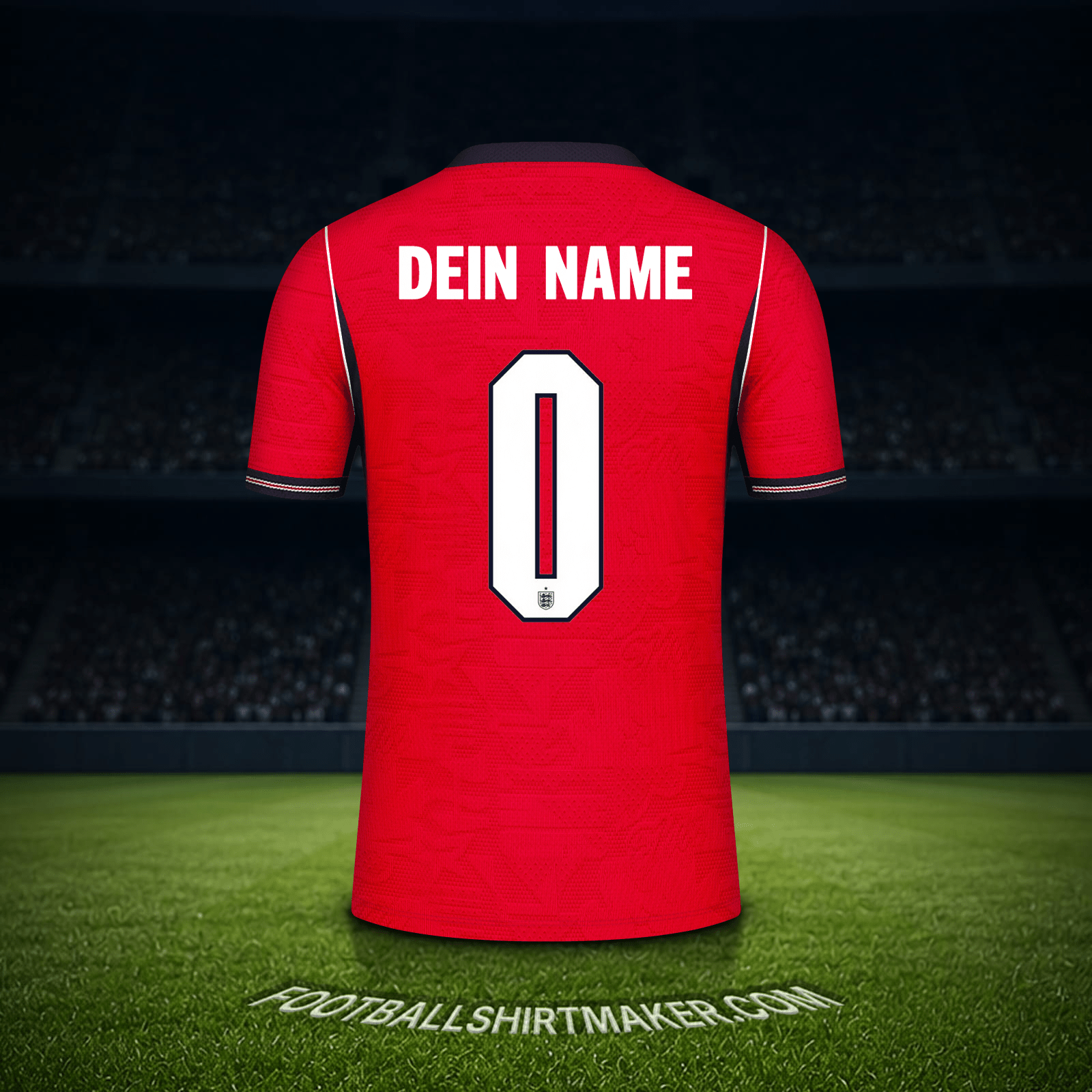 Trikot England Weltmeisterschaft 2026 Auswärts -  dein name - 0