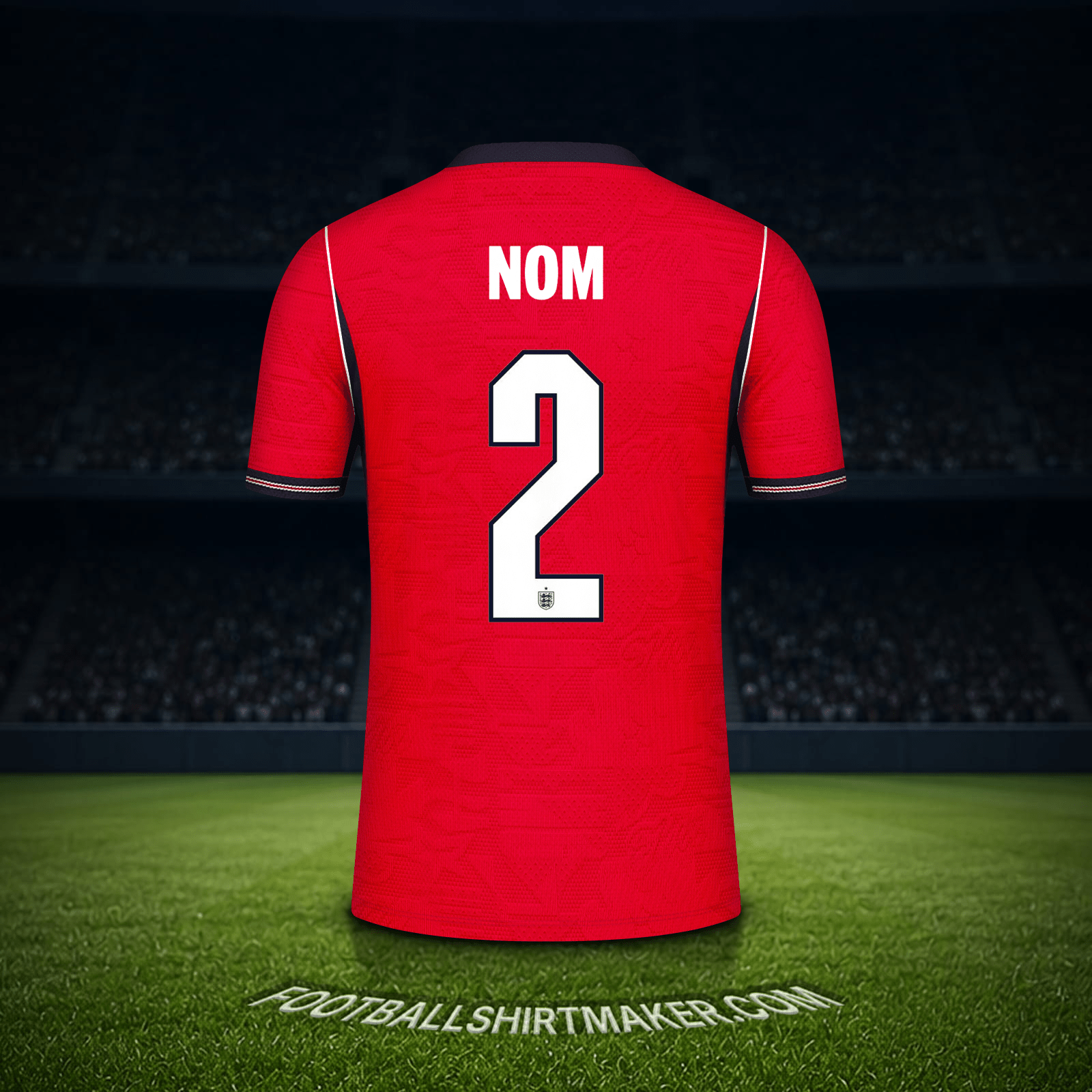Maillot Angleterre Coupe du monde 2026 Extérieur -  nom - 2