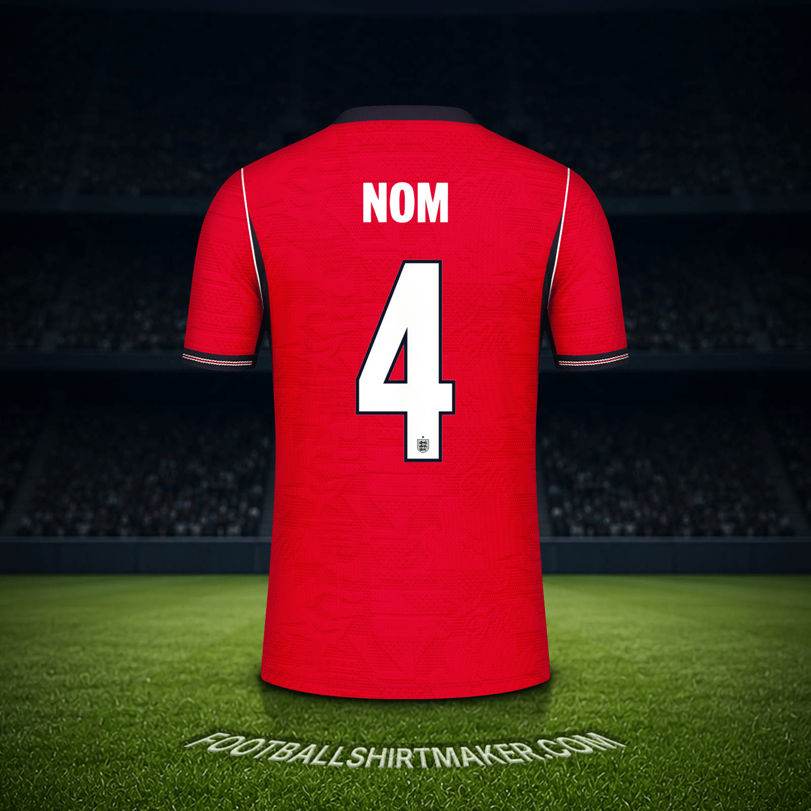Maillot Angleterre Coupe du monde 2026 Extérieur -  nom - 4