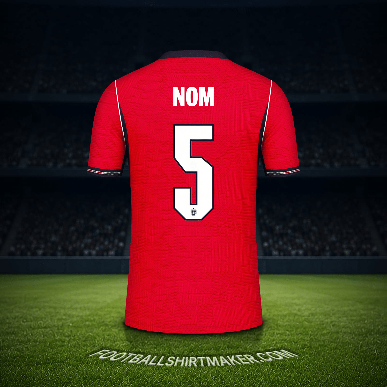 Maillot Angleterre Coupe du monde 2026 Extérieur -  nom - 5