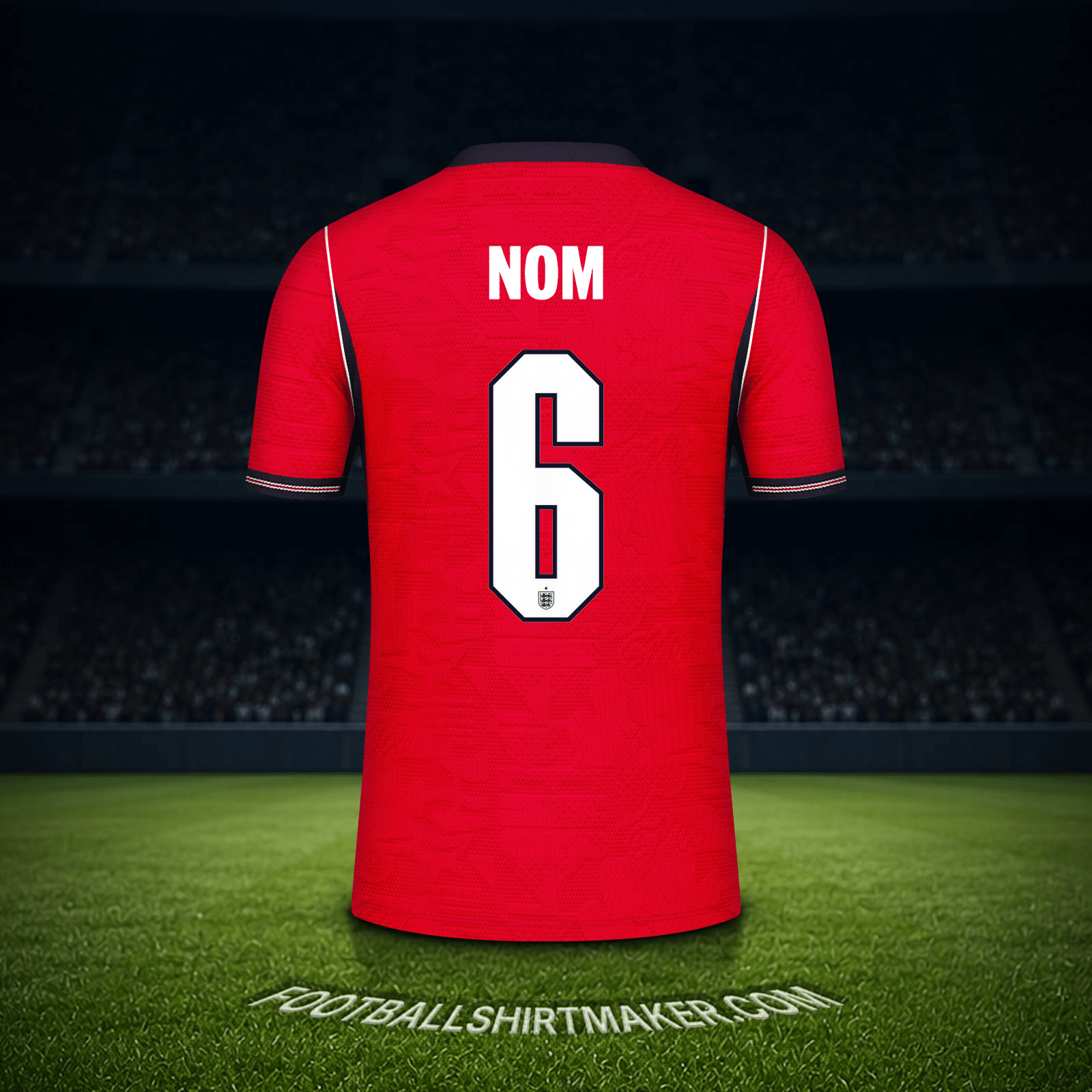 Maillot Angleterre Coupe du monde 2026 Extérieur -  nom - 6