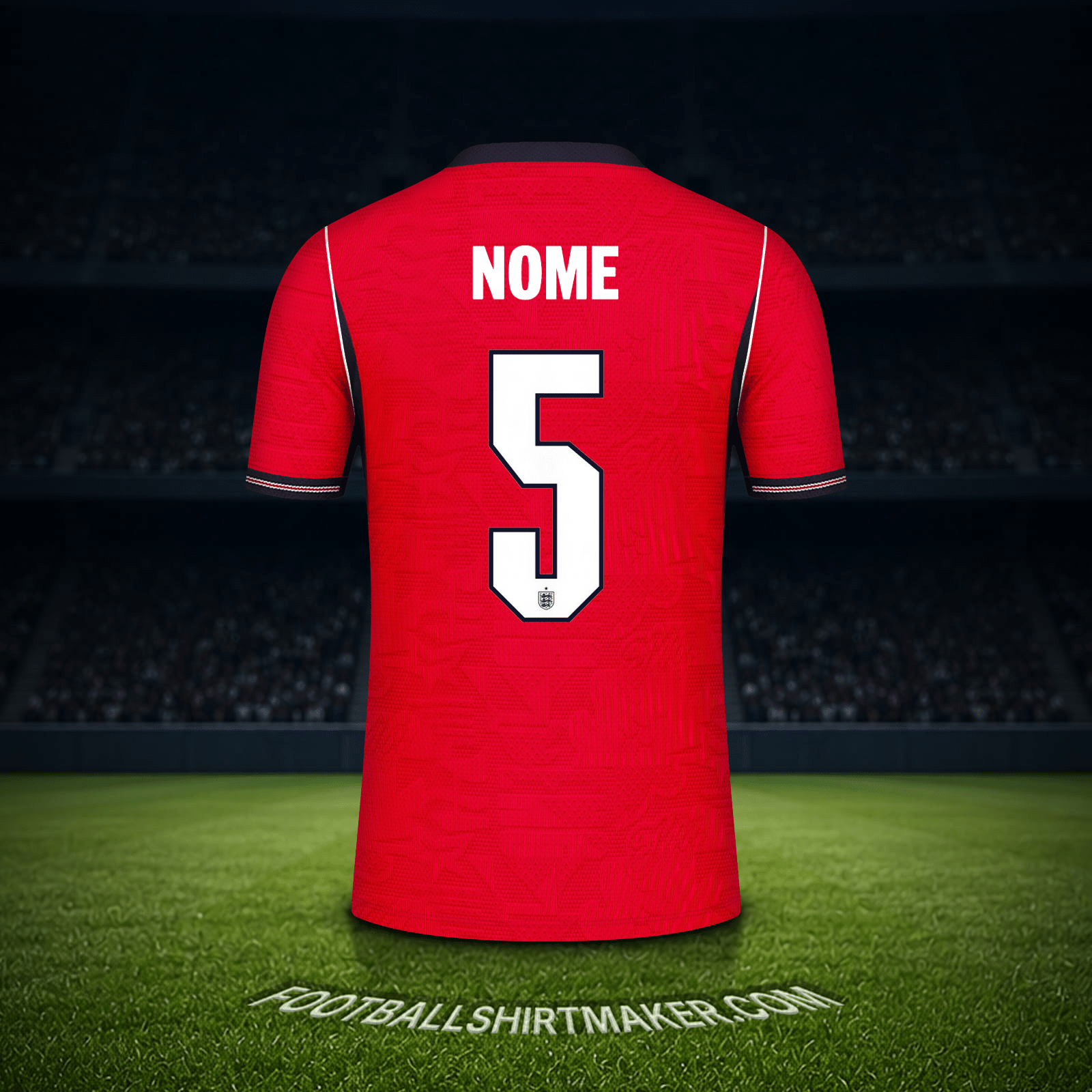Camisa Inglaterra Copa do Mundo 2026 Alternativa -  nome - 5
