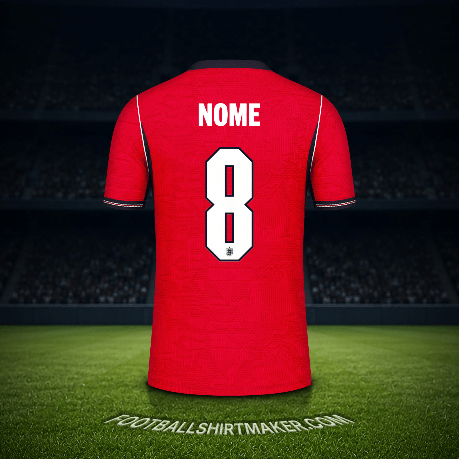 Camisa Inglaterra Copa do Mundo 2026 Alternativa -  nome - 8