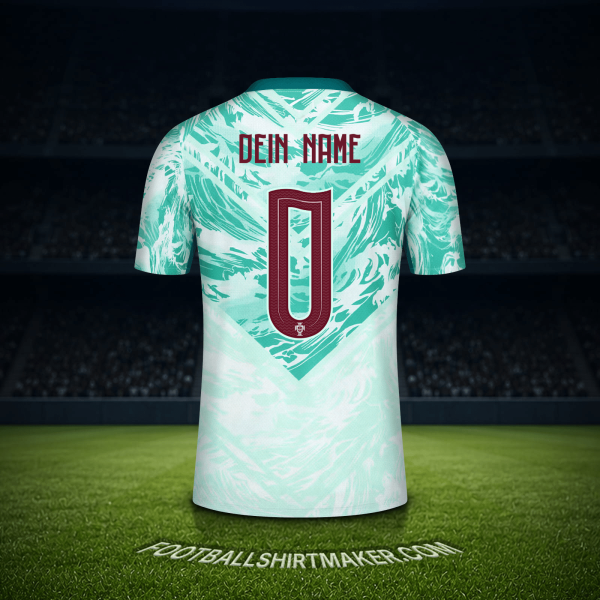 Trikot Portugal Weltmeisterschaft 2026 Auswärts -  dein name - 0