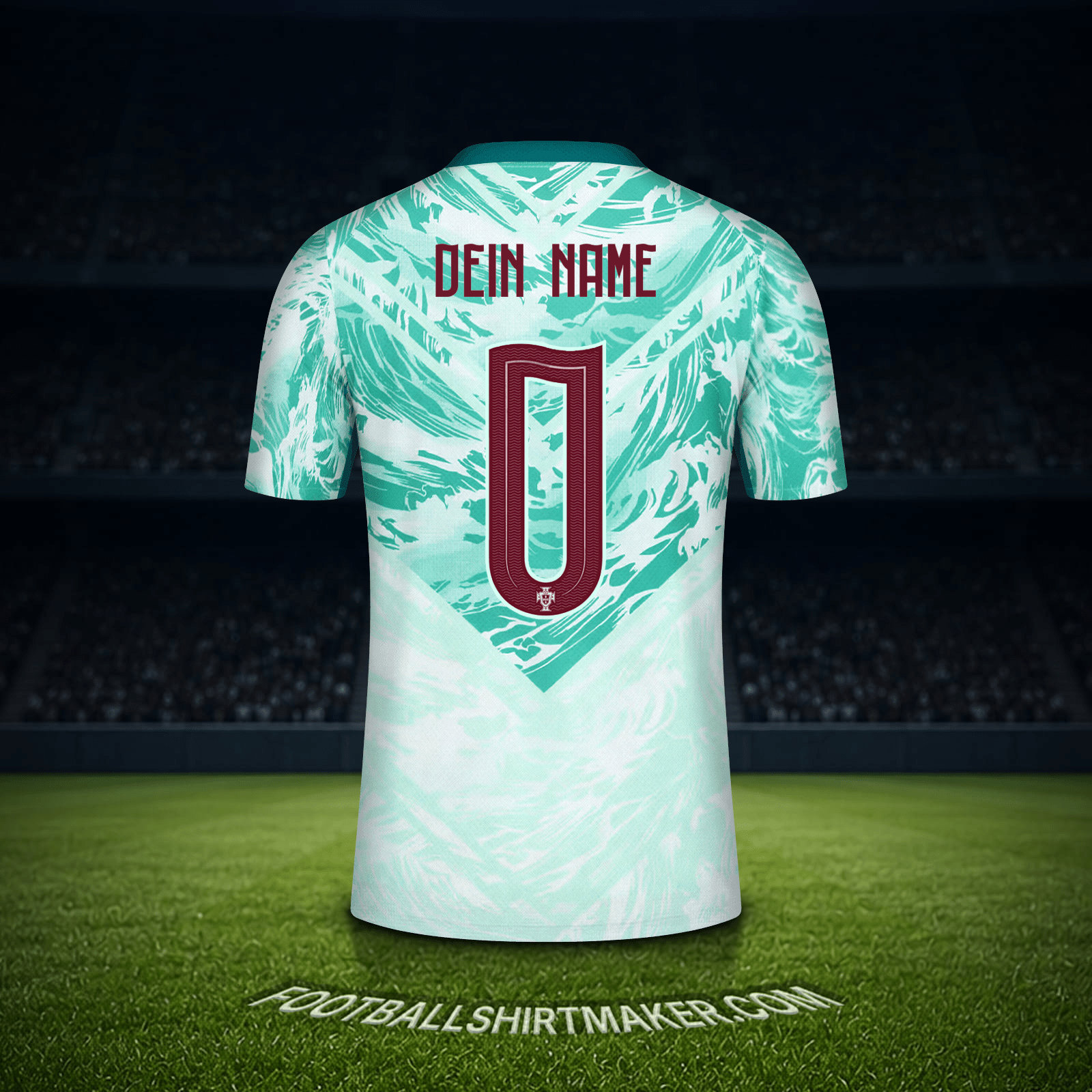Trikot Portugal Weltmeisterschaft 2026 Auswärts -  dein name - 0