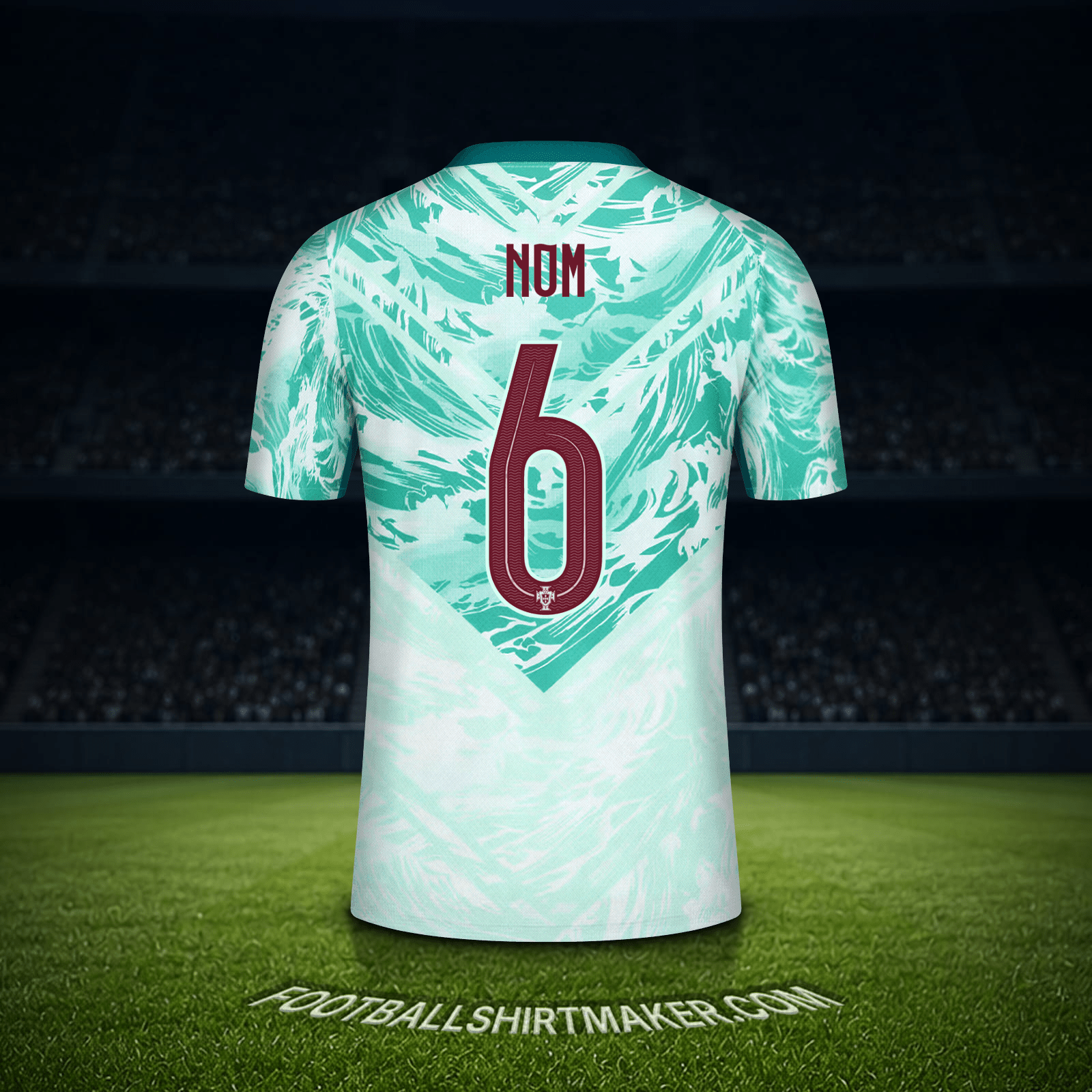 Maillot Portugal Coupe du monde 2026 Extérieur -  nom - 6