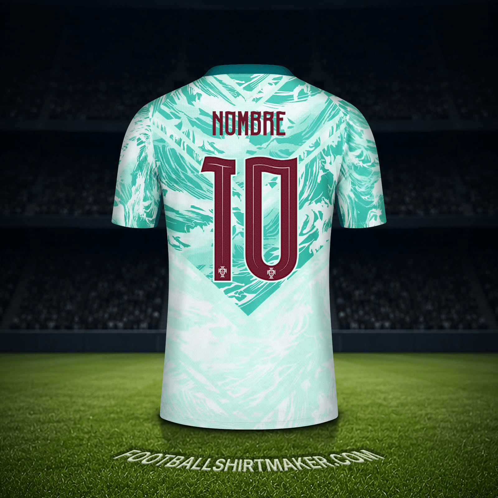 Jersey Portugal Mundial 2026 Visita -  nombre - 10