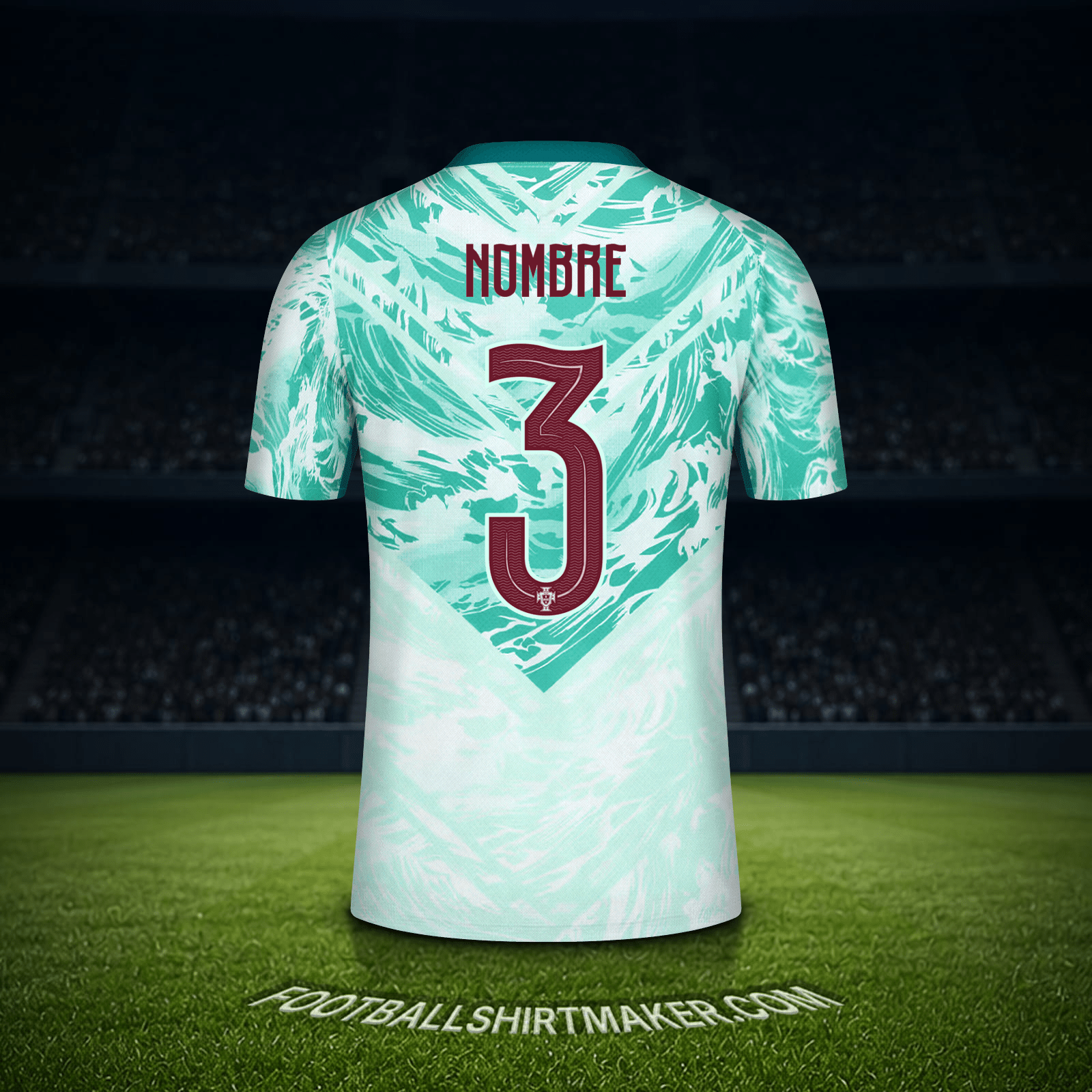 Jersey Portugal Mundial 2026 Visita -  nombre - 3