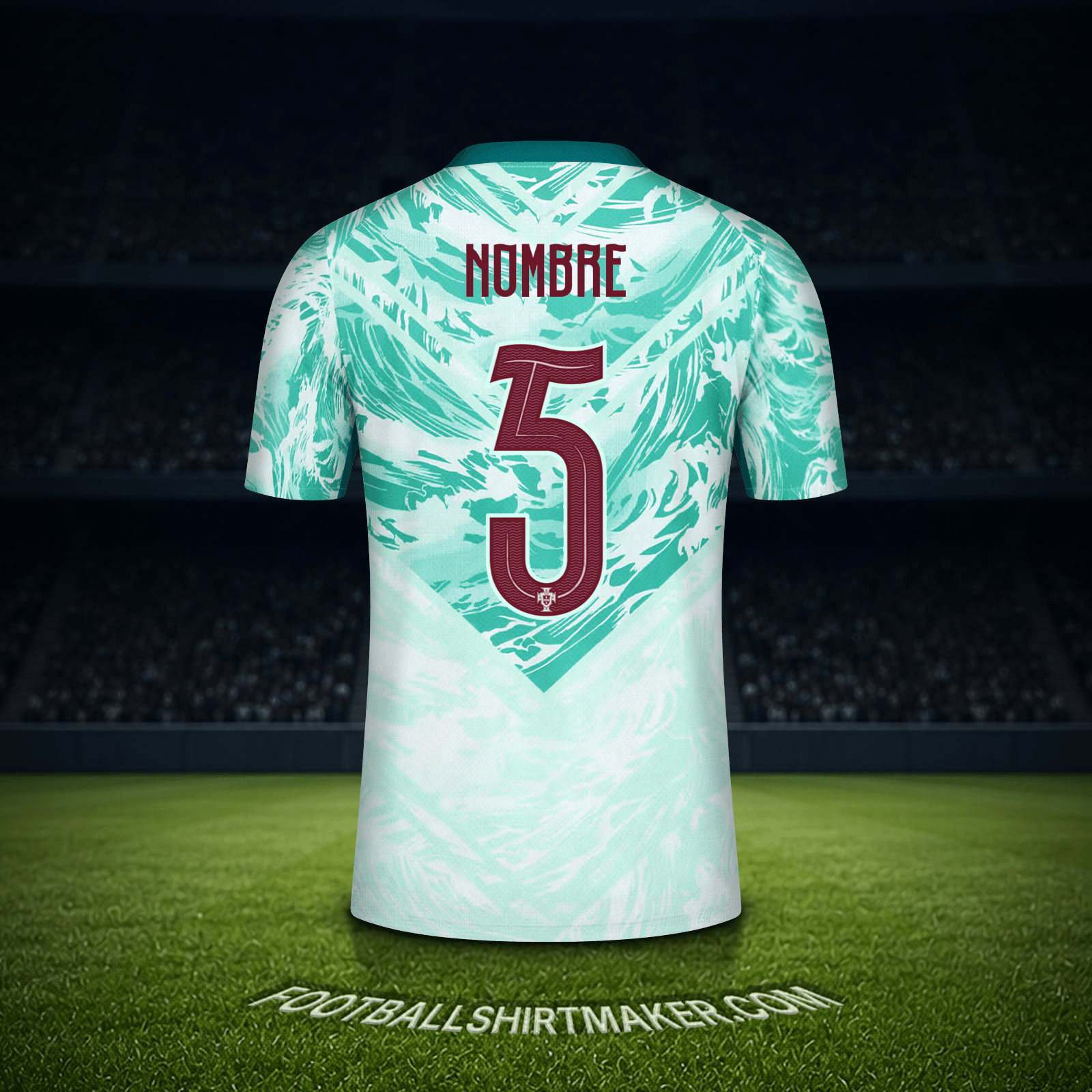 Jersey Portugal Mundial 2026 Visita -  nombre - 5
