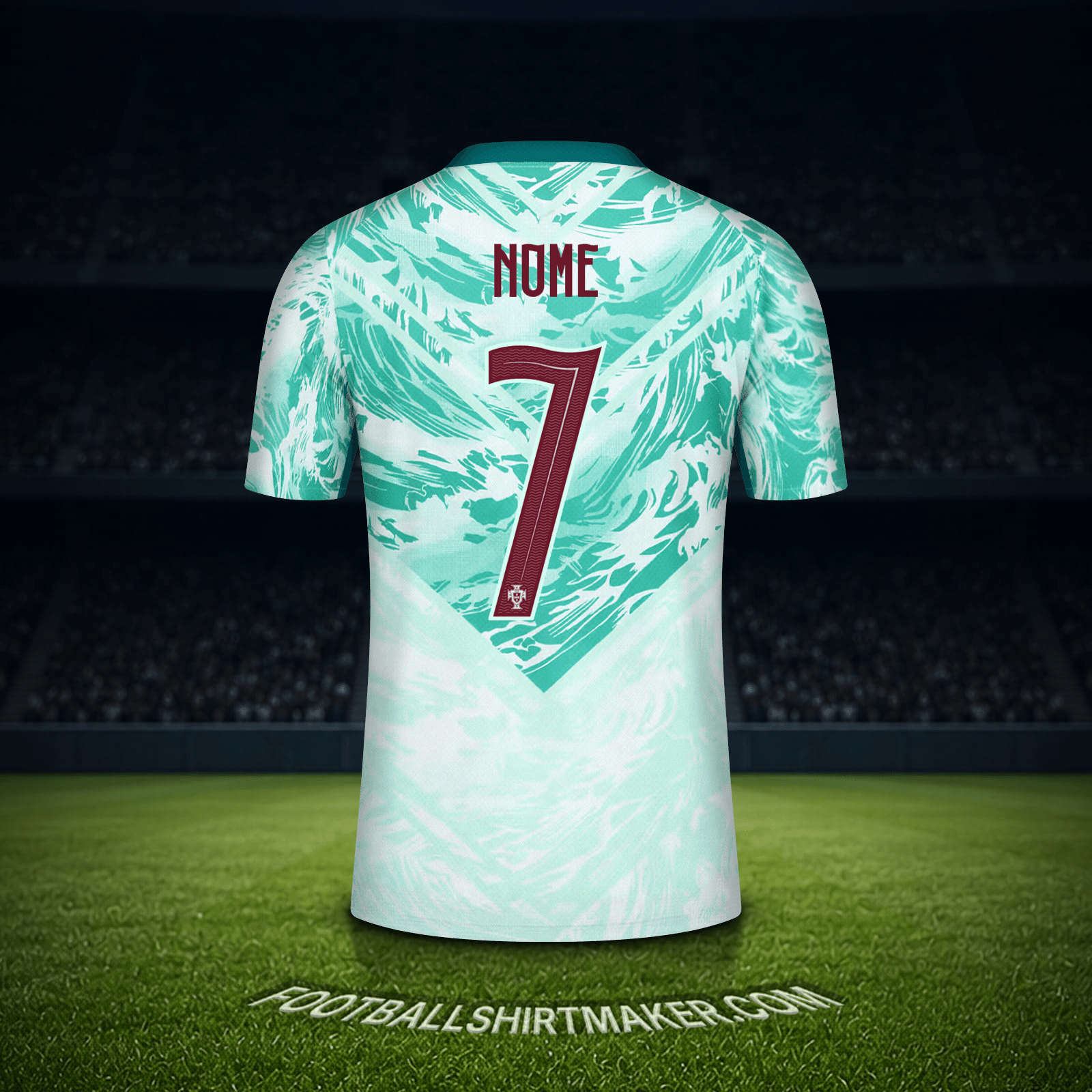 Maglia Portogallo Mondiali 2026 Seconda -  nome - 7