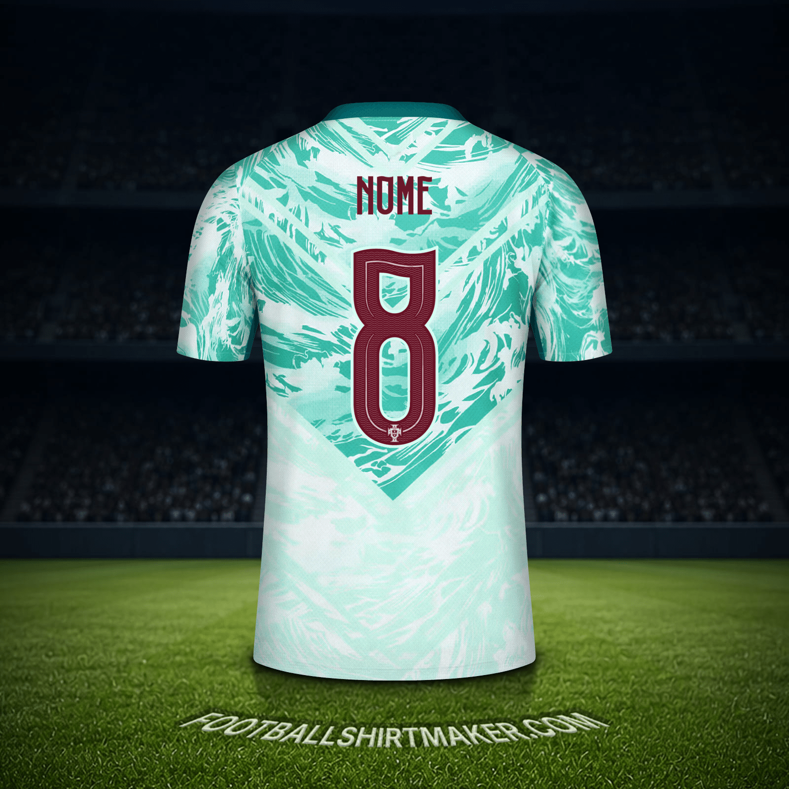 Maglia Portogallo Mondiali 2026 Seconda -  nome - 8