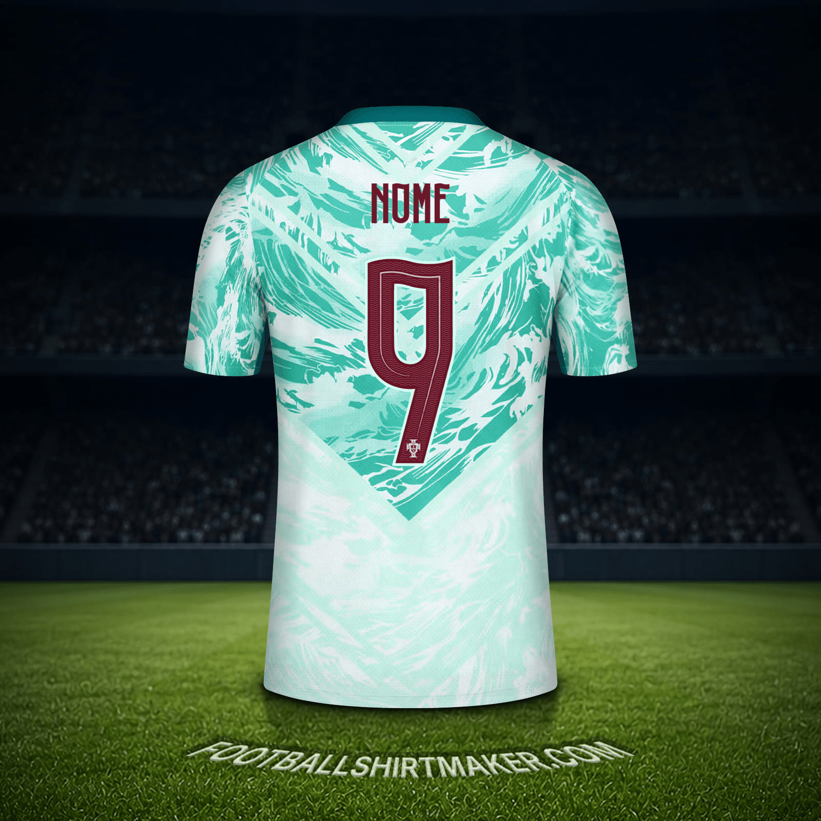 Maglia Portogallo Mondiali 2026 Seconda -  nome - 9
