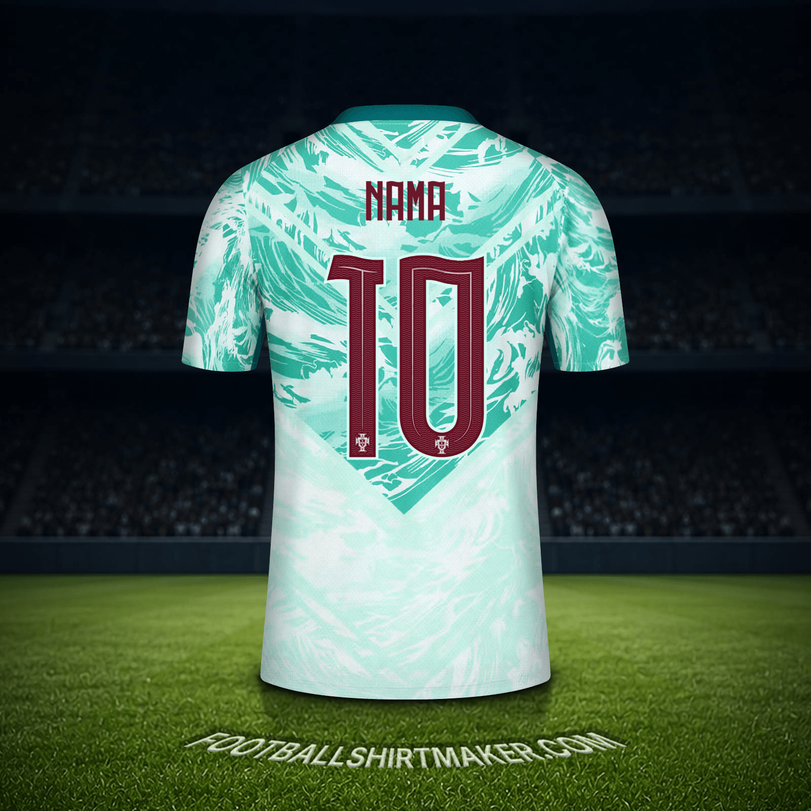Jersey Portugal Piala Dunia 2026 Alternatif -  nama - 10