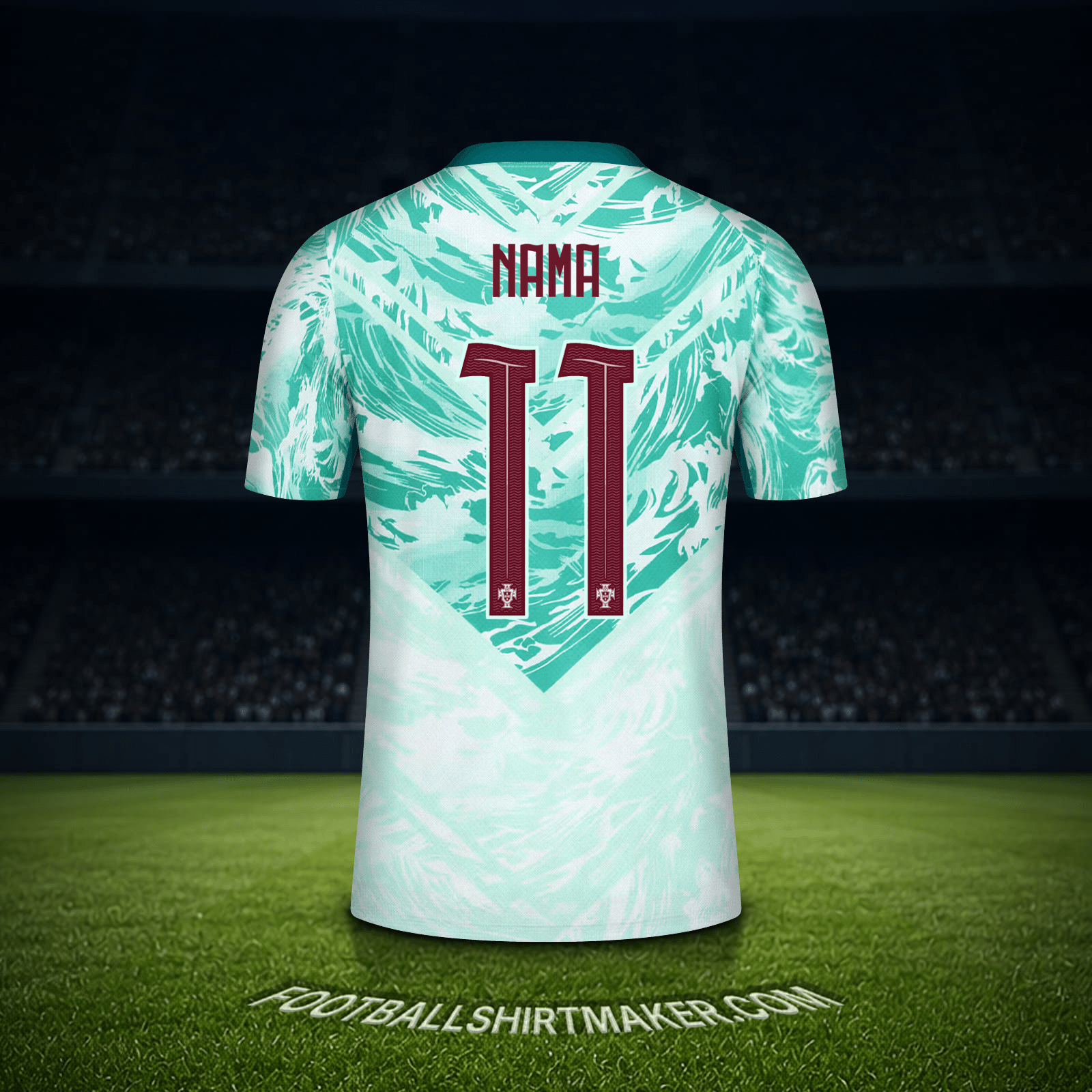 Jersey Portugal Piala Dunia 2026 Alternatif -  nama - 11