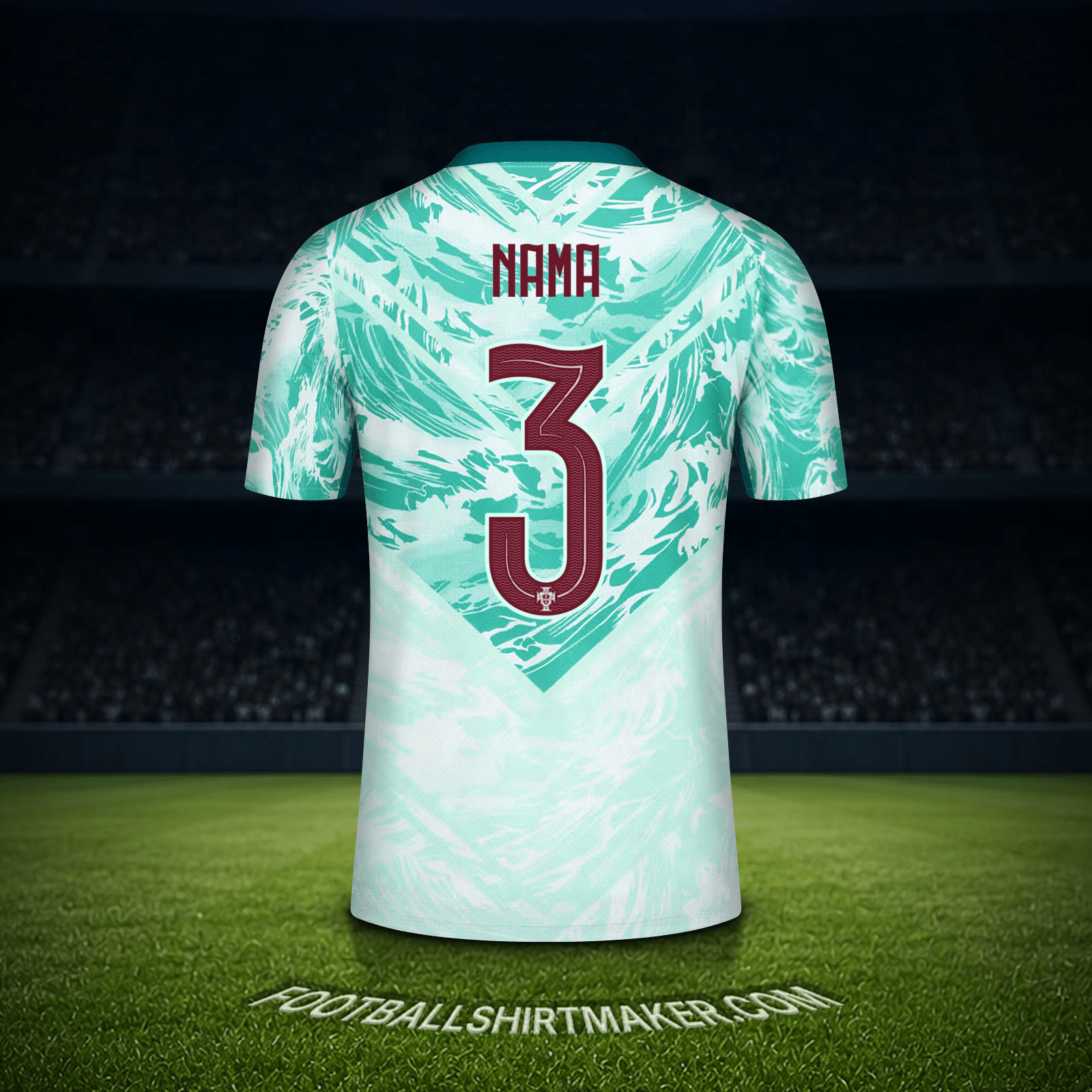Jersey Portugal Piala Dunia 2026 Alternatif -  nama - 3