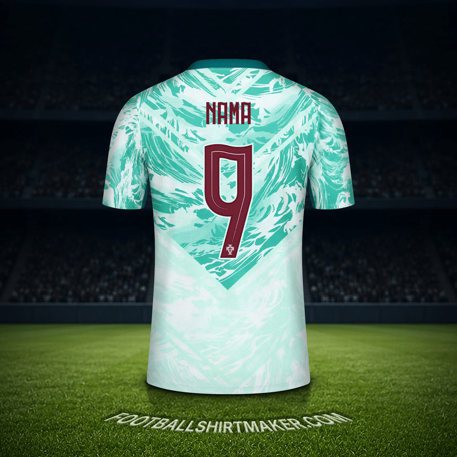 Jersey Portugal Piala Dunia 2026 Alternatif -  nama - 9