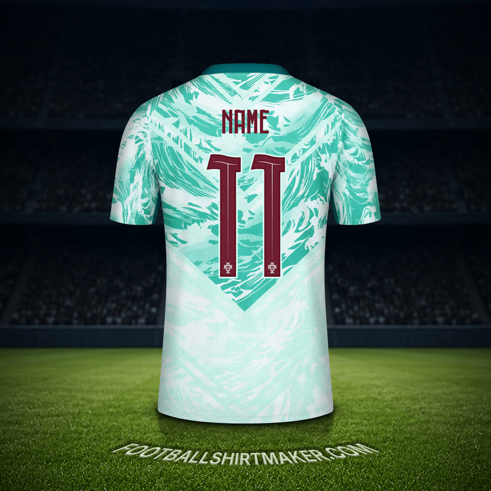 Trikot Portugal Weltmeisterschaft 2026 Auswärts -  name - 11