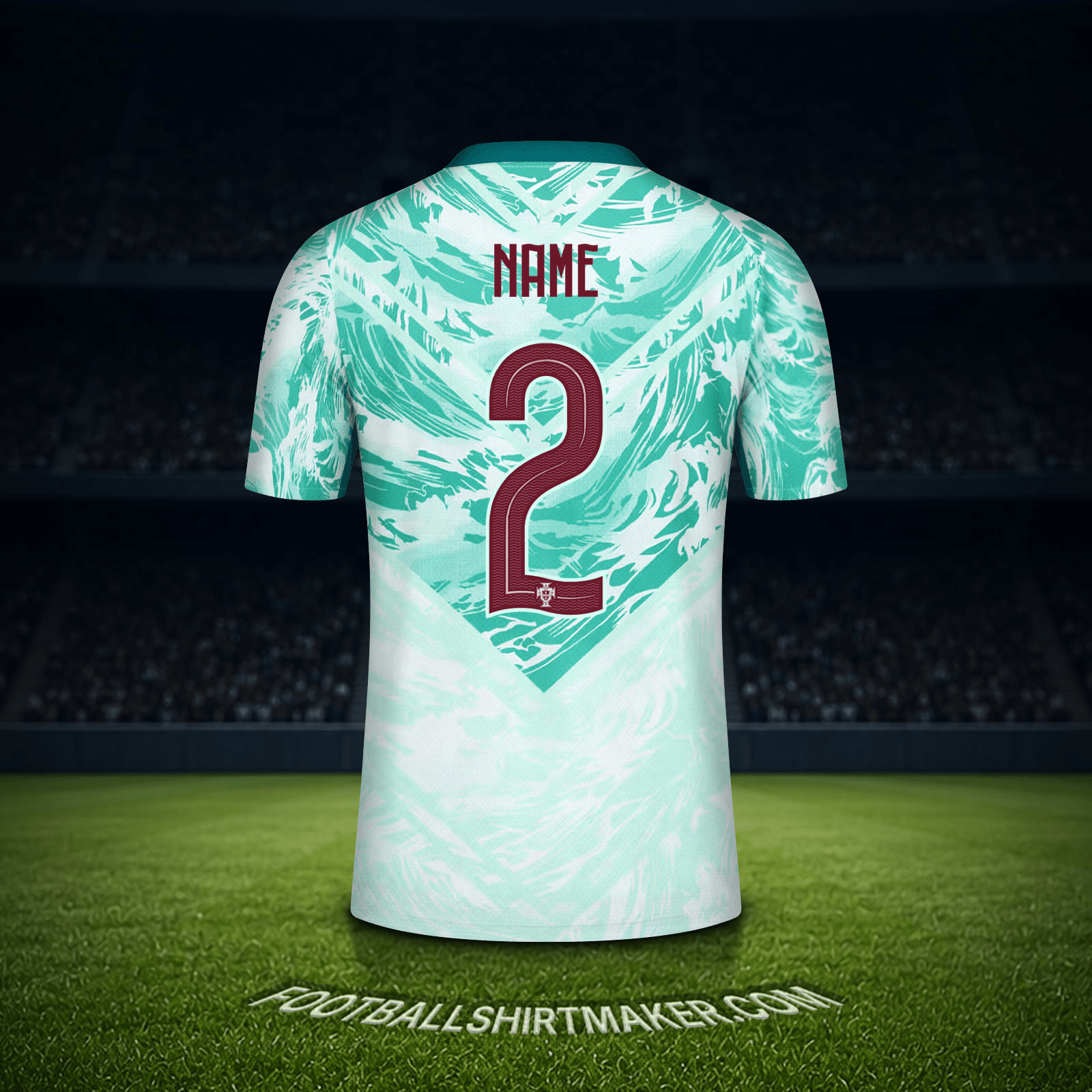 Trikot Portugal Weltmeisterschaft 2026 Auswärts -  name - 2