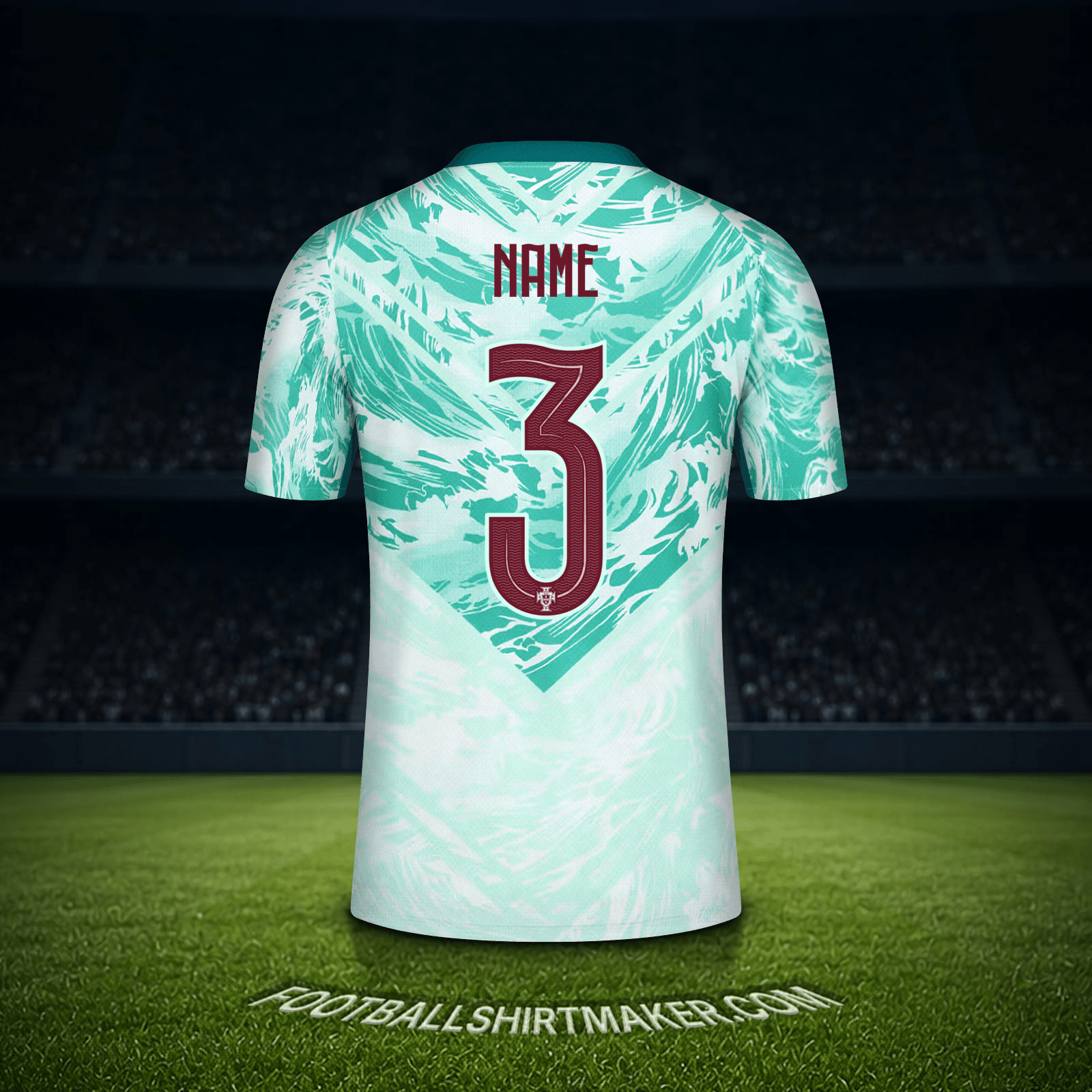 Trikot Portugal Weltmeisterschaft 2026 Auswärts -  name - 3
