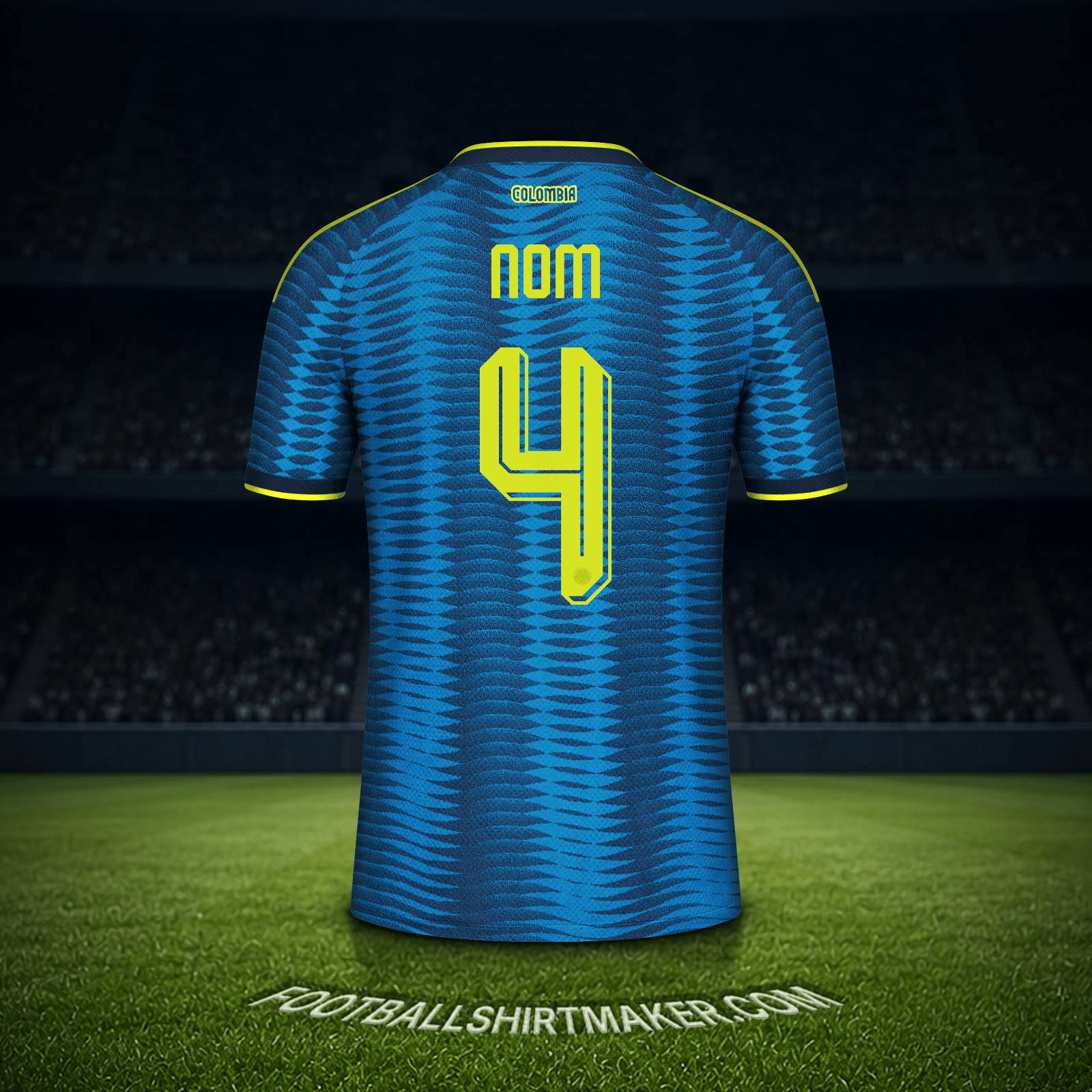 Maillot Colombie Coupe du monde 2026 Extérieur -  nom - 4