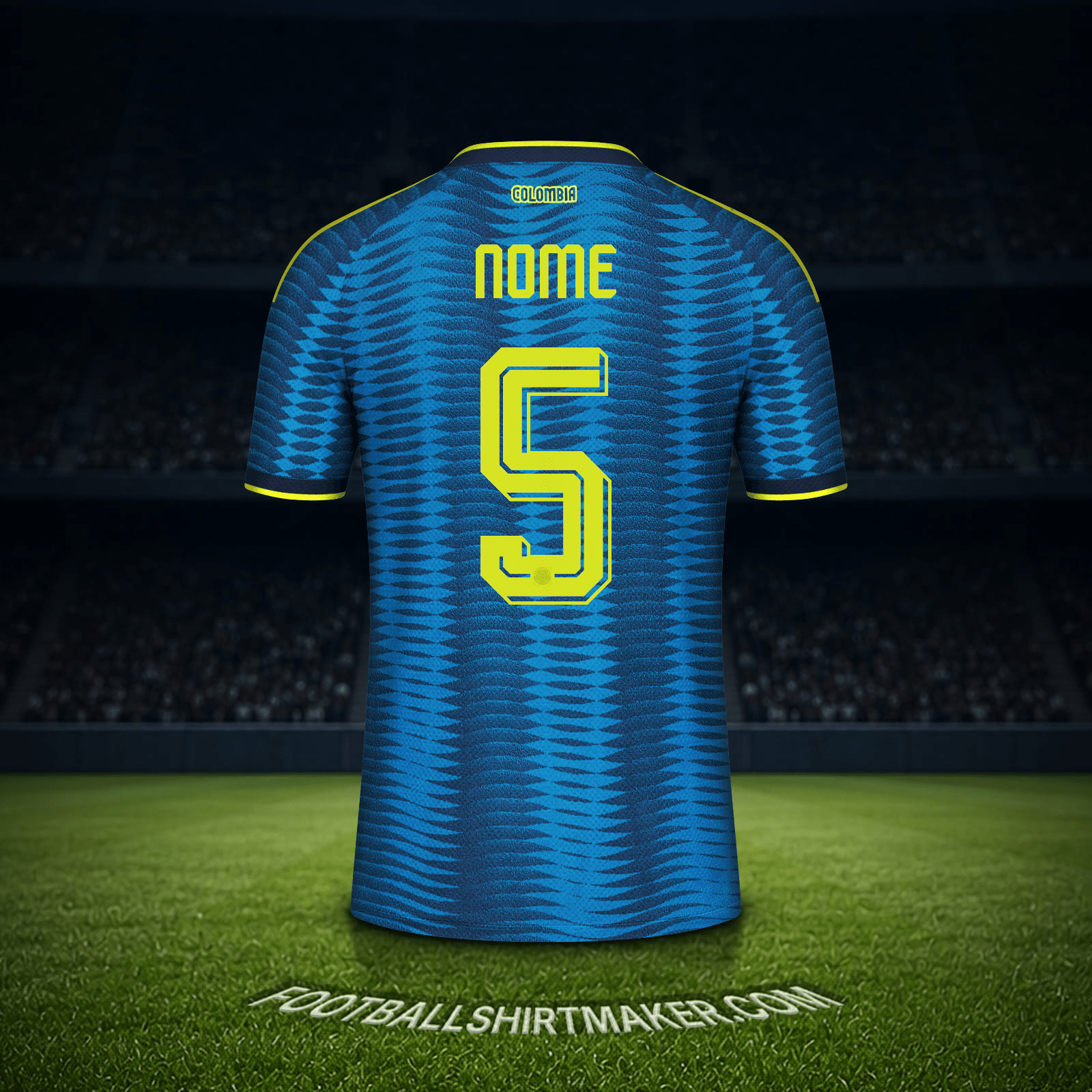 Maglia Colombia Mondiali 2026 Seconda -  nome - 5