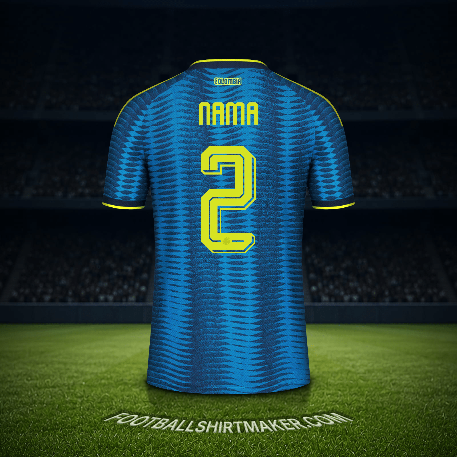 Jersey Kolombia Piala Dunia 2026 Alternatif -  nama - 2