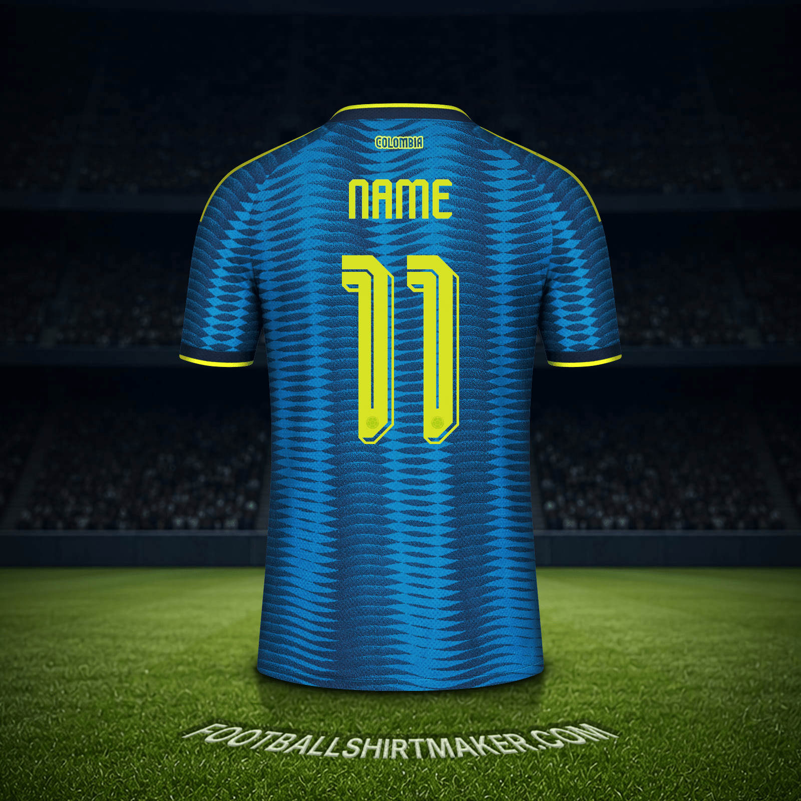 Shirt Colombia World Cup 2026 Away -  name - 11