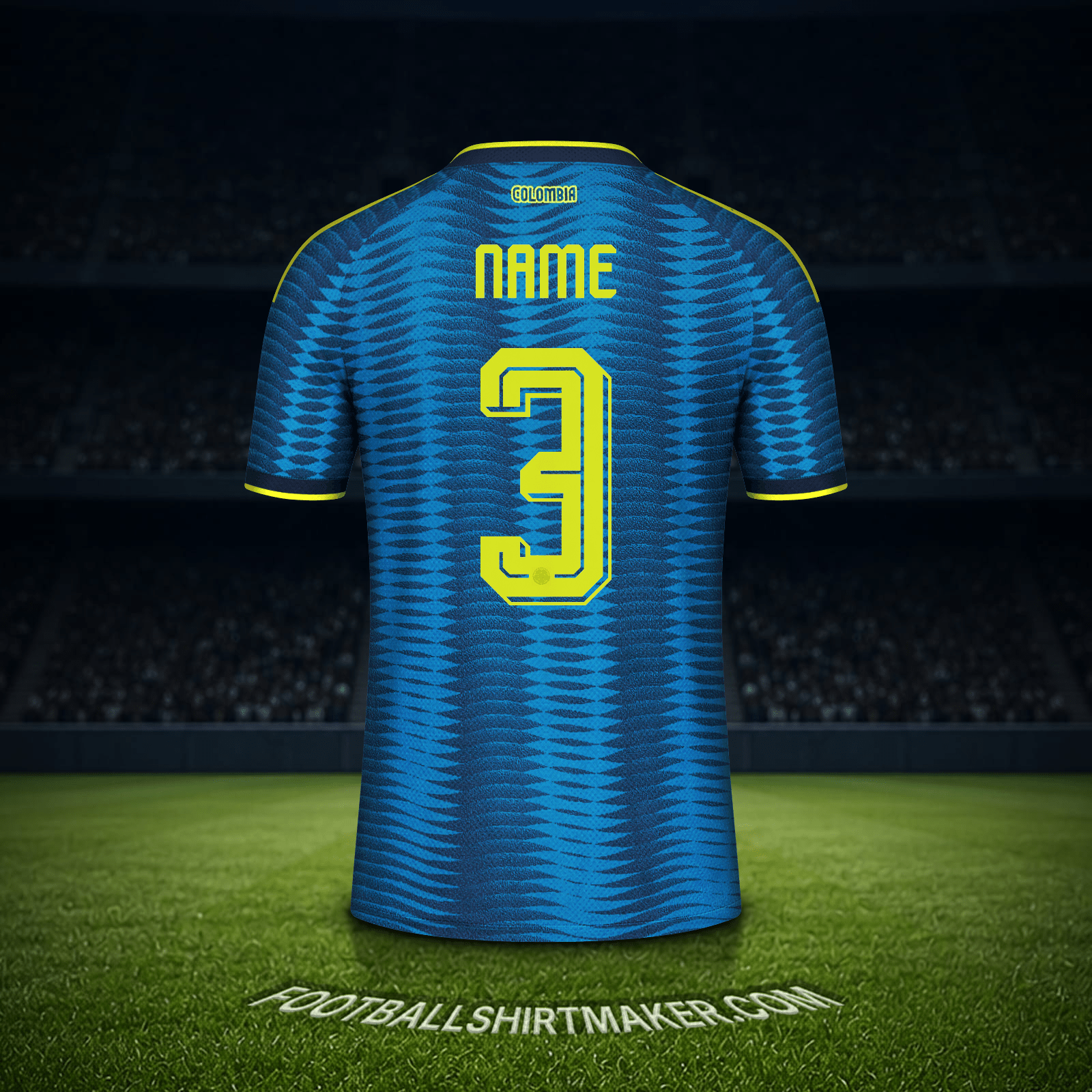 Shirt Colombia World Cup 2026 Away -  name - 3