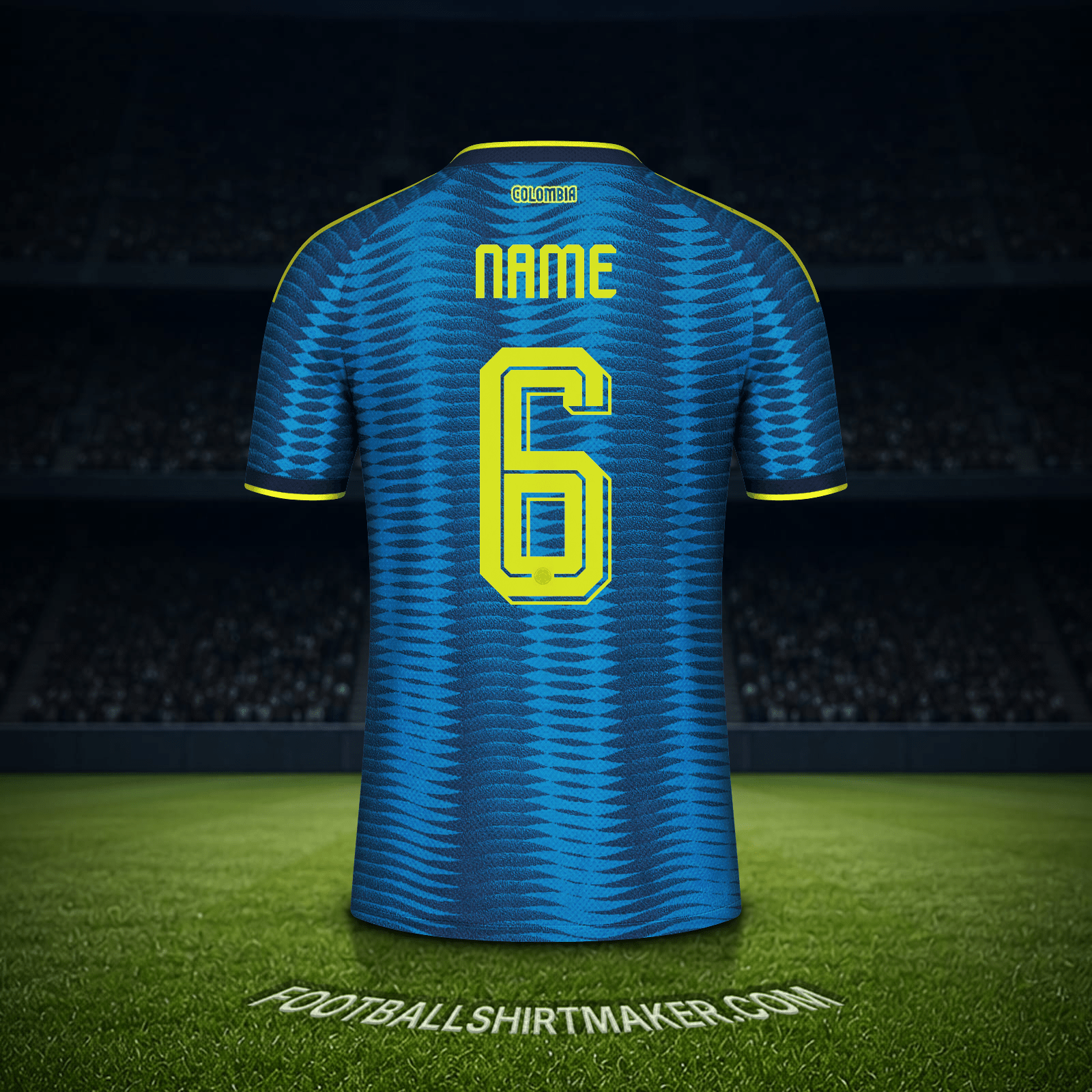 Shirt Colombia World Cup 2026 Away -  name - 6