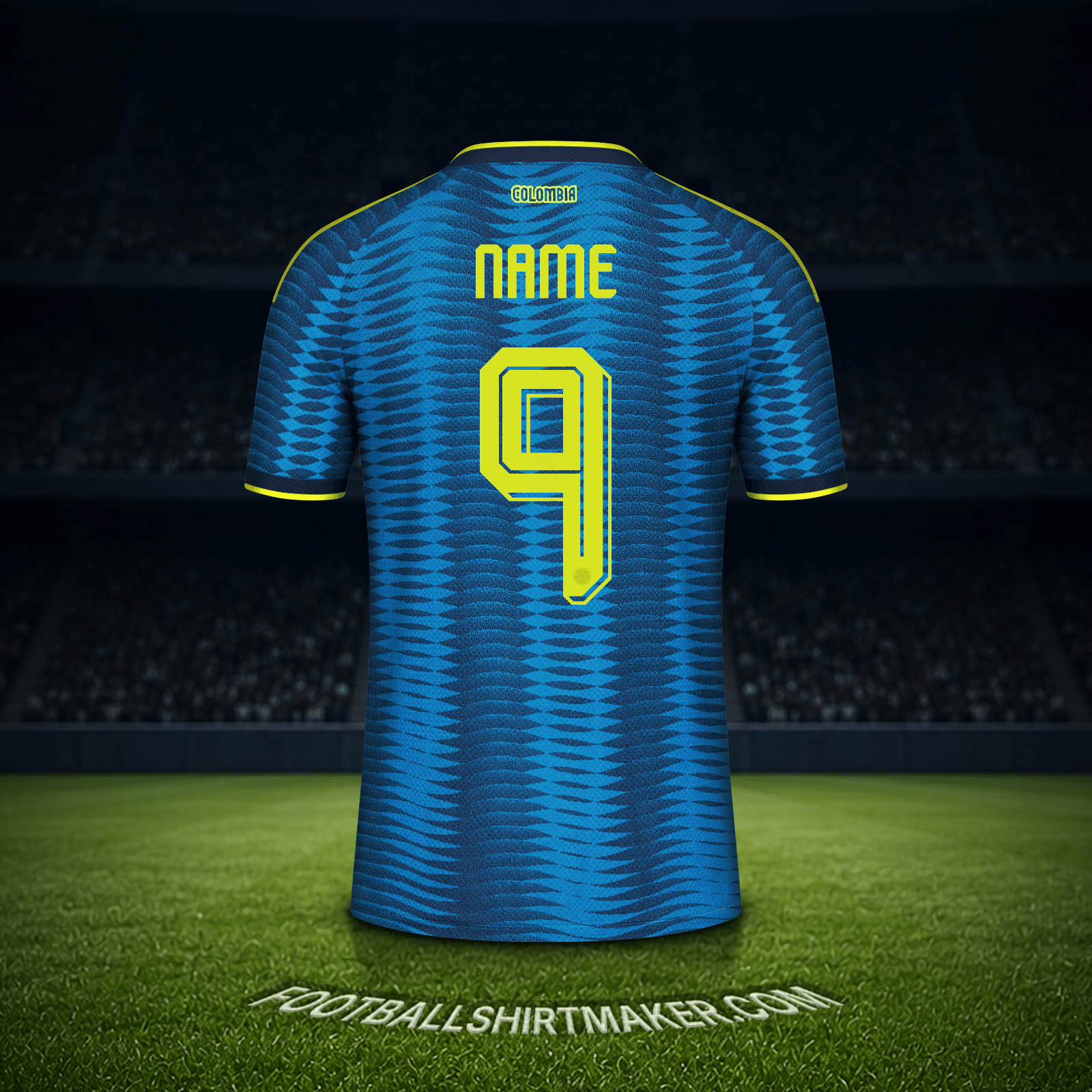 Shirt Colombia World Cup 2026 Away -  name - 9